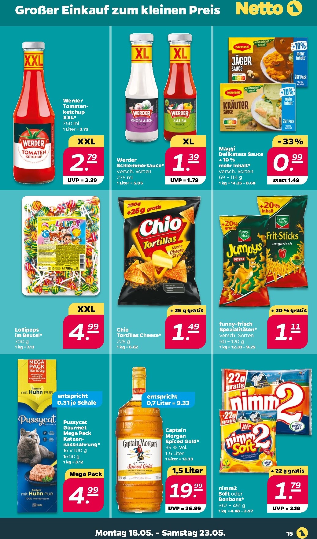 netto - Netto Prospekt nächste Woche – von Montag 18.05.2026 bis Samstag 23.05.2026 - page: 15