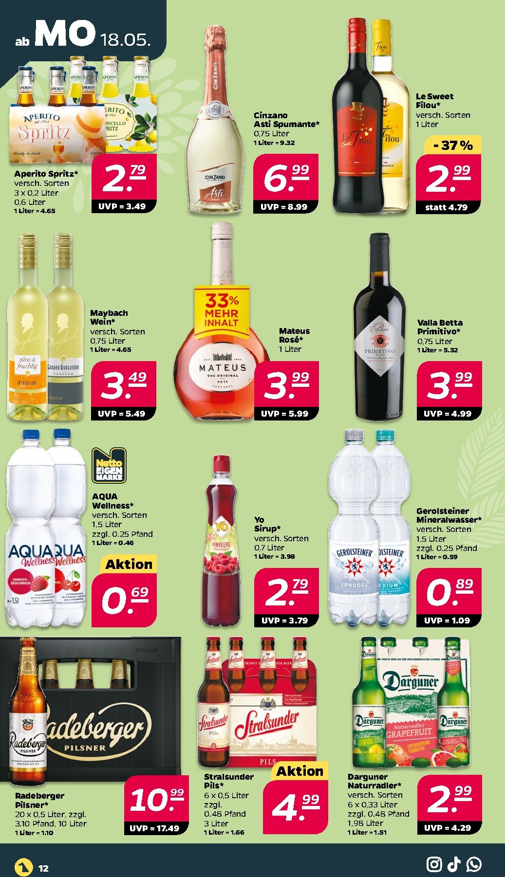 netto - Netto Prospekt nächste Woche – von Montag 18.05.2026 bis Samstag 23.05.2026 - page: 12