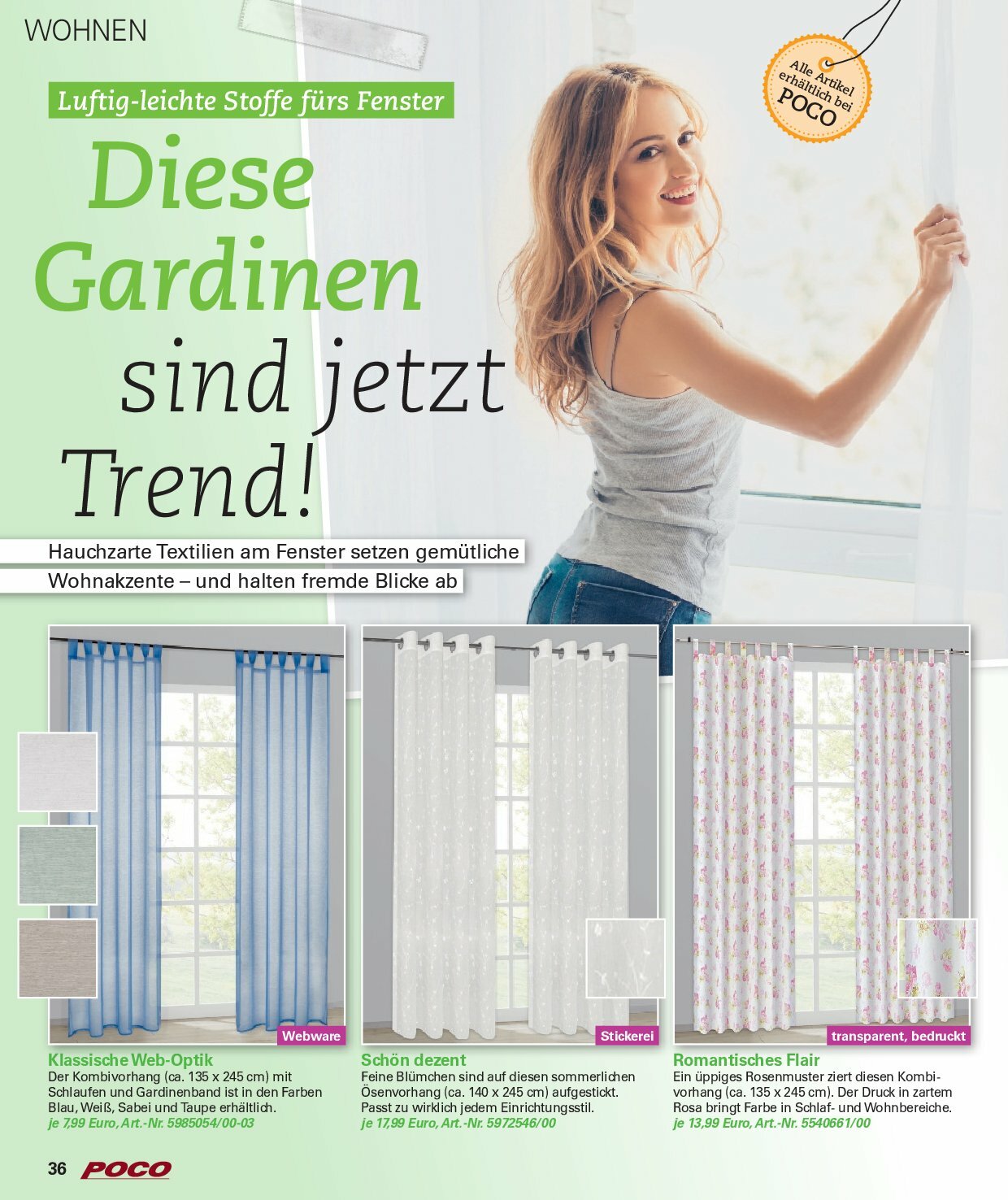 poco - Poco - Sommer Wohnwelt-Prospekt gültig vom 23.06. bis 31.08. - page: 36 poco - Poco - Sommer Wohnwelt-Prospekt gültig vom 23.06. bis 31.08. - page: 36