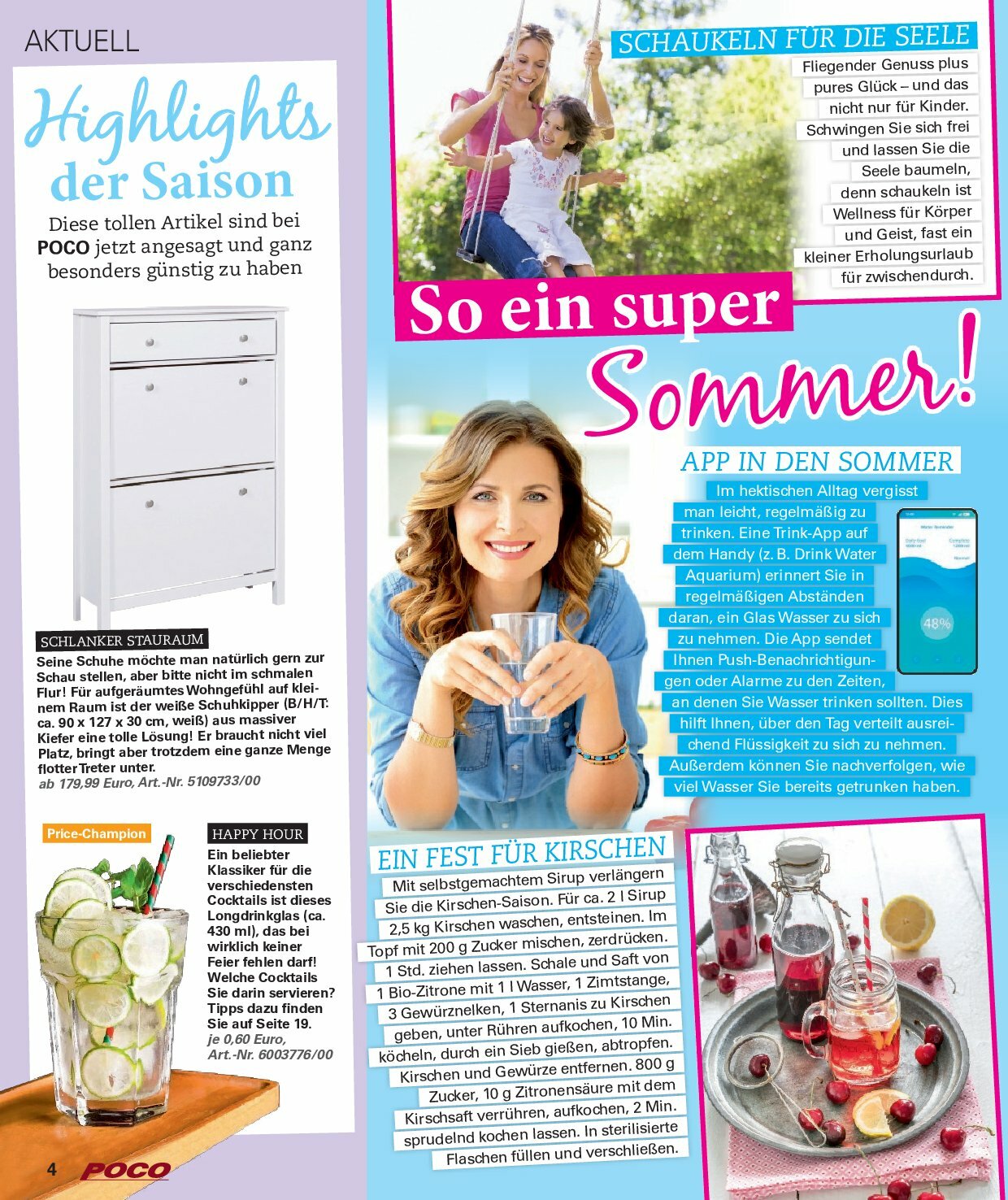 poco - Poco - Sommer Wohnwelt-Prospekt gültig vom 23.06. bis 31.08. - page: 4 poco - Poco - Sommer Wohnwelt-Prospekt gültig vom 23.06. bis 31.08. - page: 4