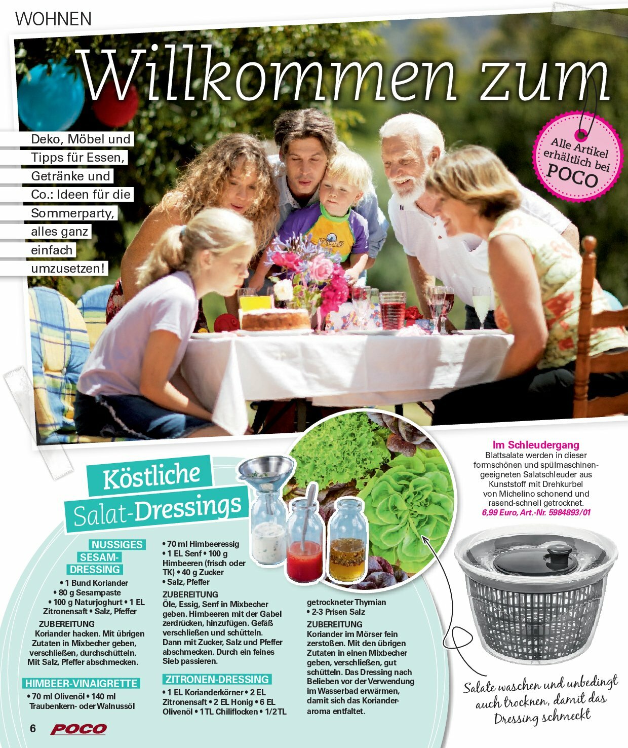 poco - Poco - Sommer Wohnwelt-Prospekt gültig vom 23.06. bis 31.08. - page: 6 poco - Poco - Sommer Wohnwelt-Prospekt gültig vom 23.06. bis 31.08. - page: 6