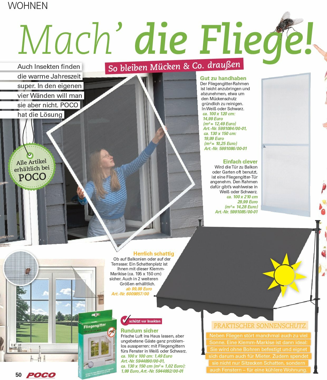 poco - Poco - Sommer Wohnwelt-Prospekt gültig vom 23.06. bis 31.08. - page: 50 poco - Poco - Sommer Wohnwelt-Prospekt gültig vom 23.06. bis 31.08. - page: 50