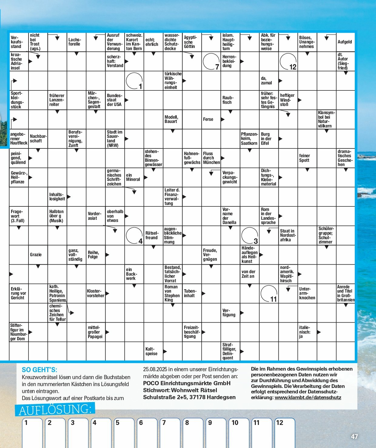 poco - Poco - Sommer Wohnwelt-Prospekt gültig vom 23.06. bis 31.08. - page: 47 poco - Poco - Sommer Wohnwelt-Prospekt gültig vom 23.06. bis 31.08. - page: 47