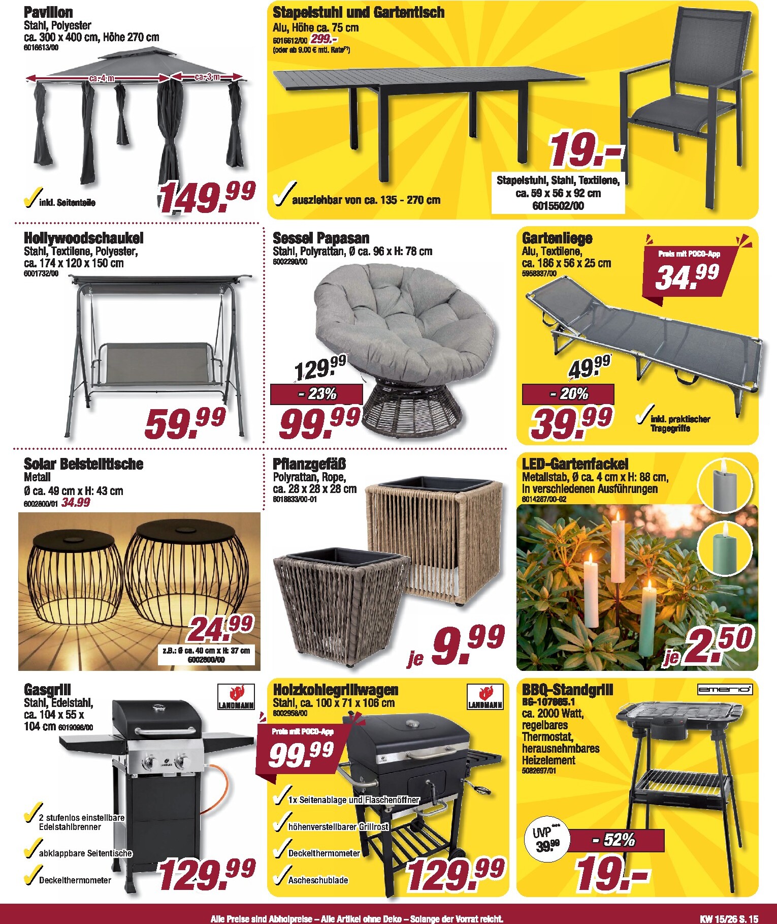 poco - Poco Prospekt gültig vom Sonntag 05.04.2026 bis Sonntag 12.04.2026 - page: 15