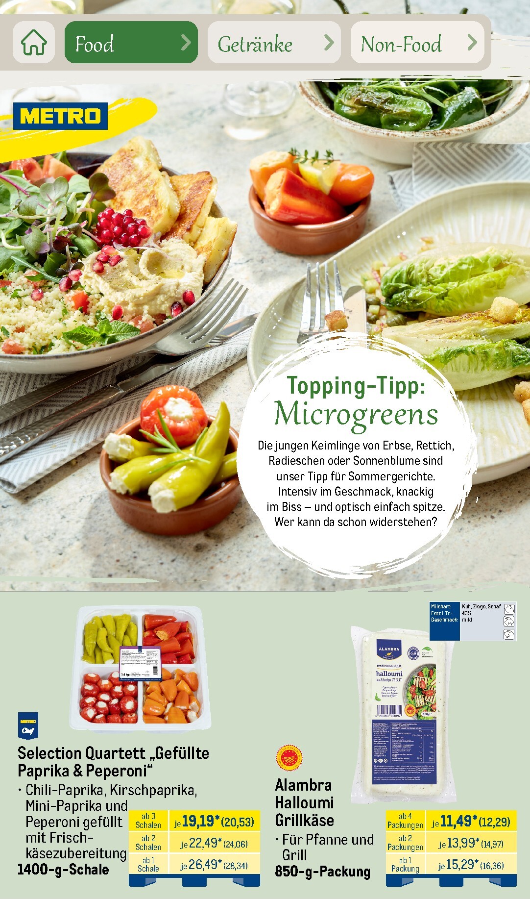 metro - Metro - Saisonkatalog Outdoor Dining Prospekt nächste Woche – von Montag 01.06.2026 bis Freitag 31.07.2026 - page: 16