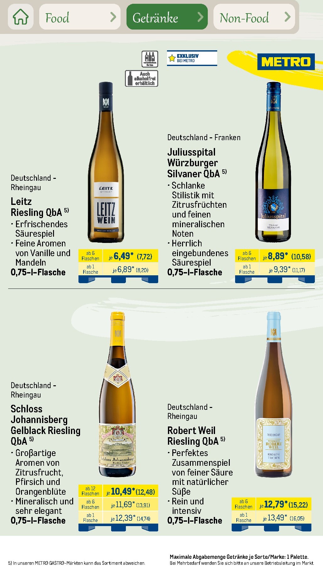 metro - Metro - Saisonkatalog Outdoor Dining Prospekt nächste Woche – von Montag 01.06.2026 bis Freitag 31.07.2026 - page: 47