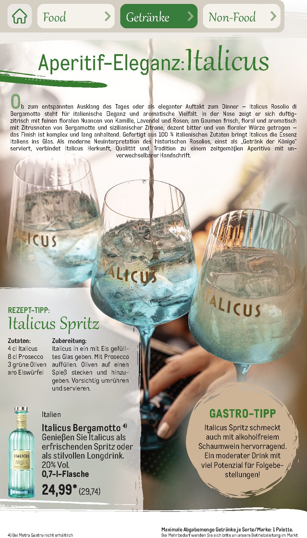 metro - Metro - Saisonkatalog Outdoor Dining Prospekt nächste Woche – von Montag 01.06.2026 bis Freitag 31.07.2026 - page: 64