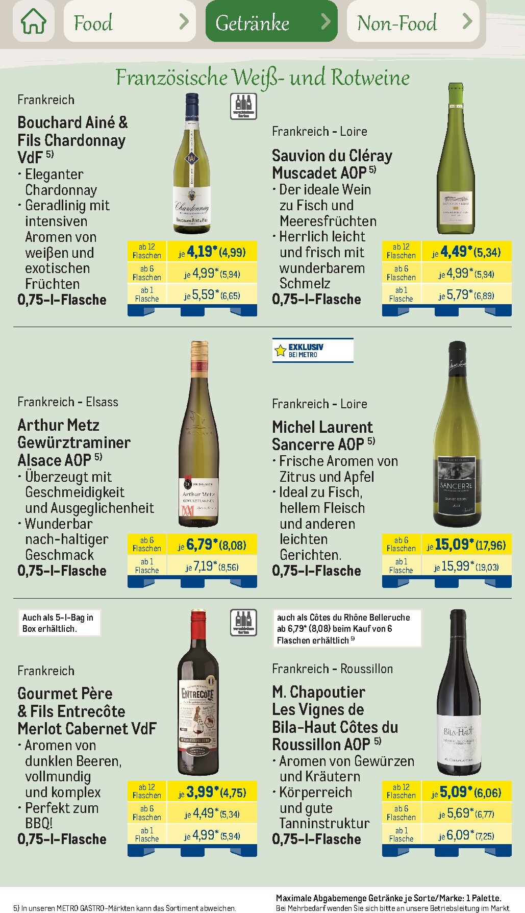 metro - Metro - Saisonkatalog Outdoor Dining Prospekt nächste Woche – von Montag 01.06.2026 bis Freitag 31.07.2026 - page: 59