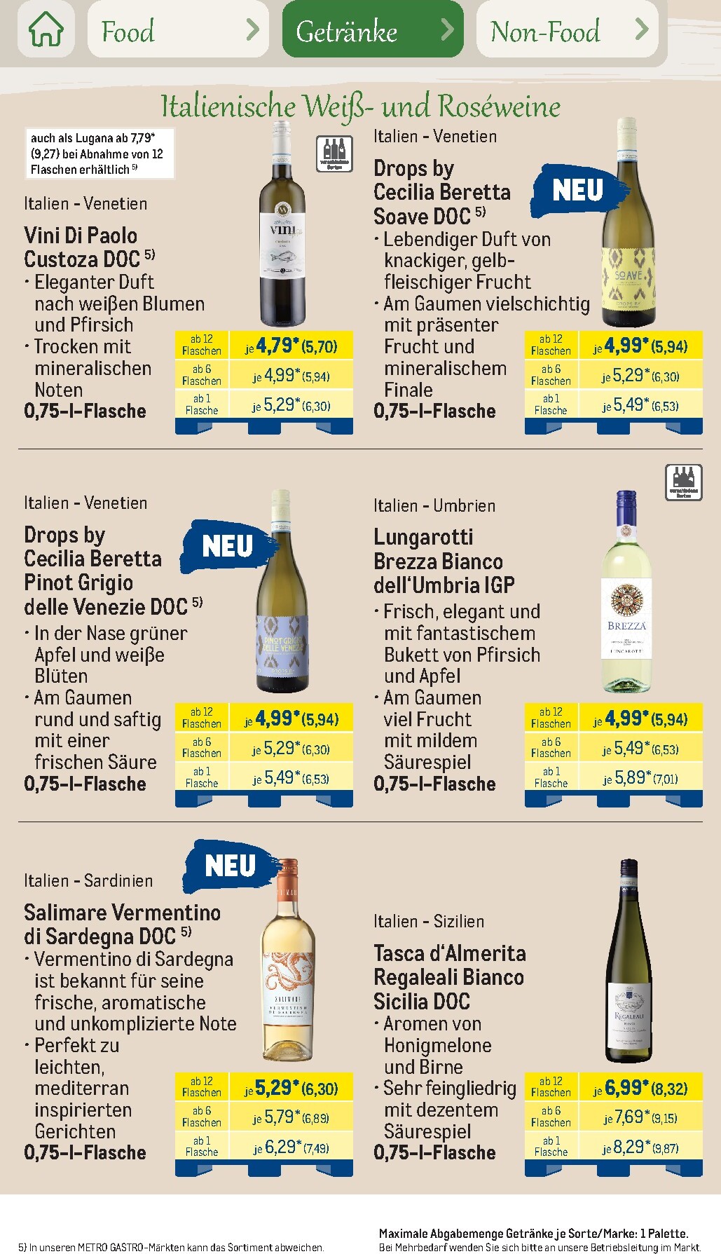 metro - Metro - Saisonkatalog Outdoor Dining Prospekt nächste Woche – von Montag 01.06.2026 bis Freitag 31.07.2026 - page: 49