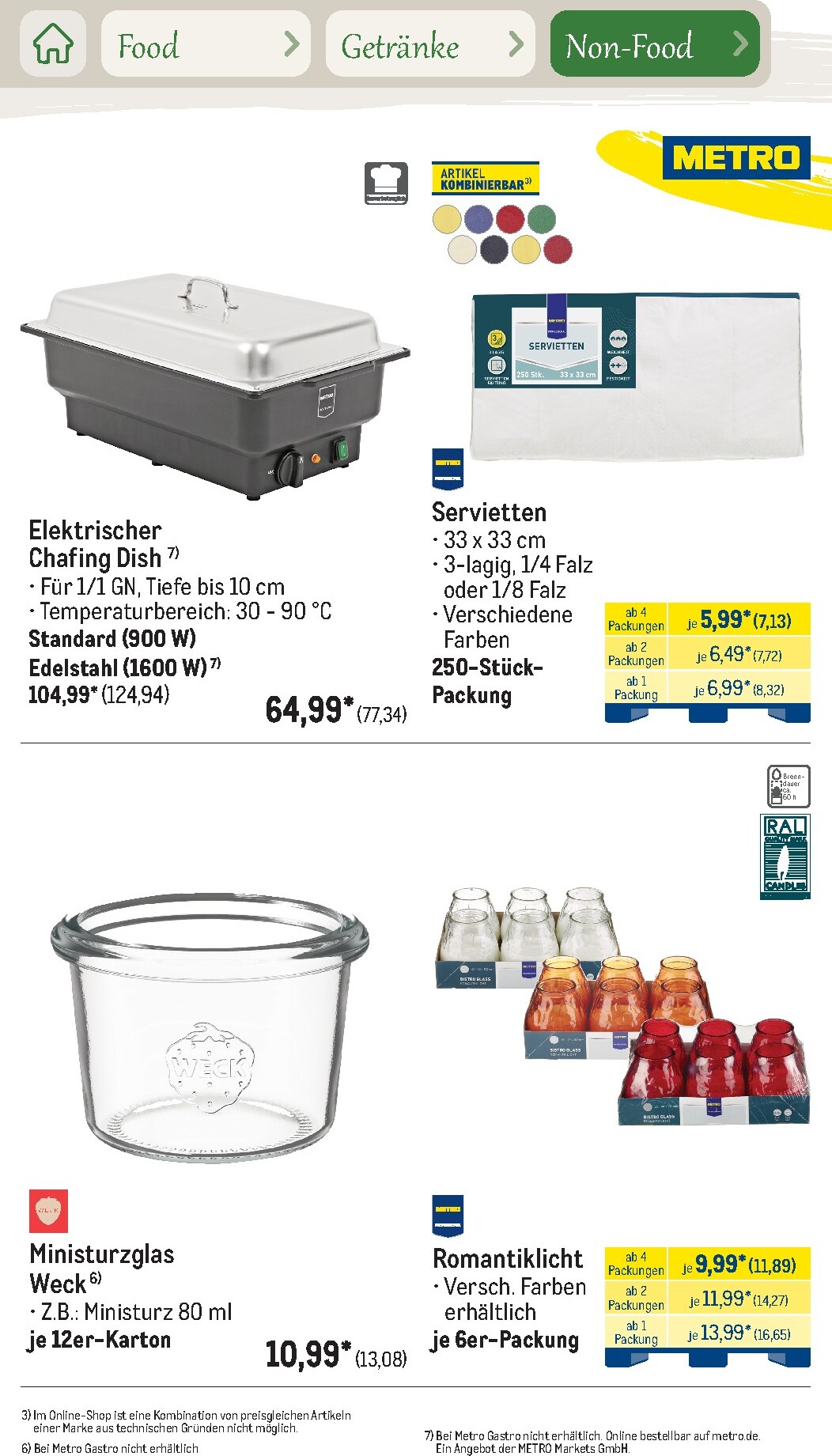 metro - Metro - Saisonkatalog Outdoor Dining Prospekt nächste Woche – von Montag 01.06.2026 bis Freitag 31.07.2026 - page: 90