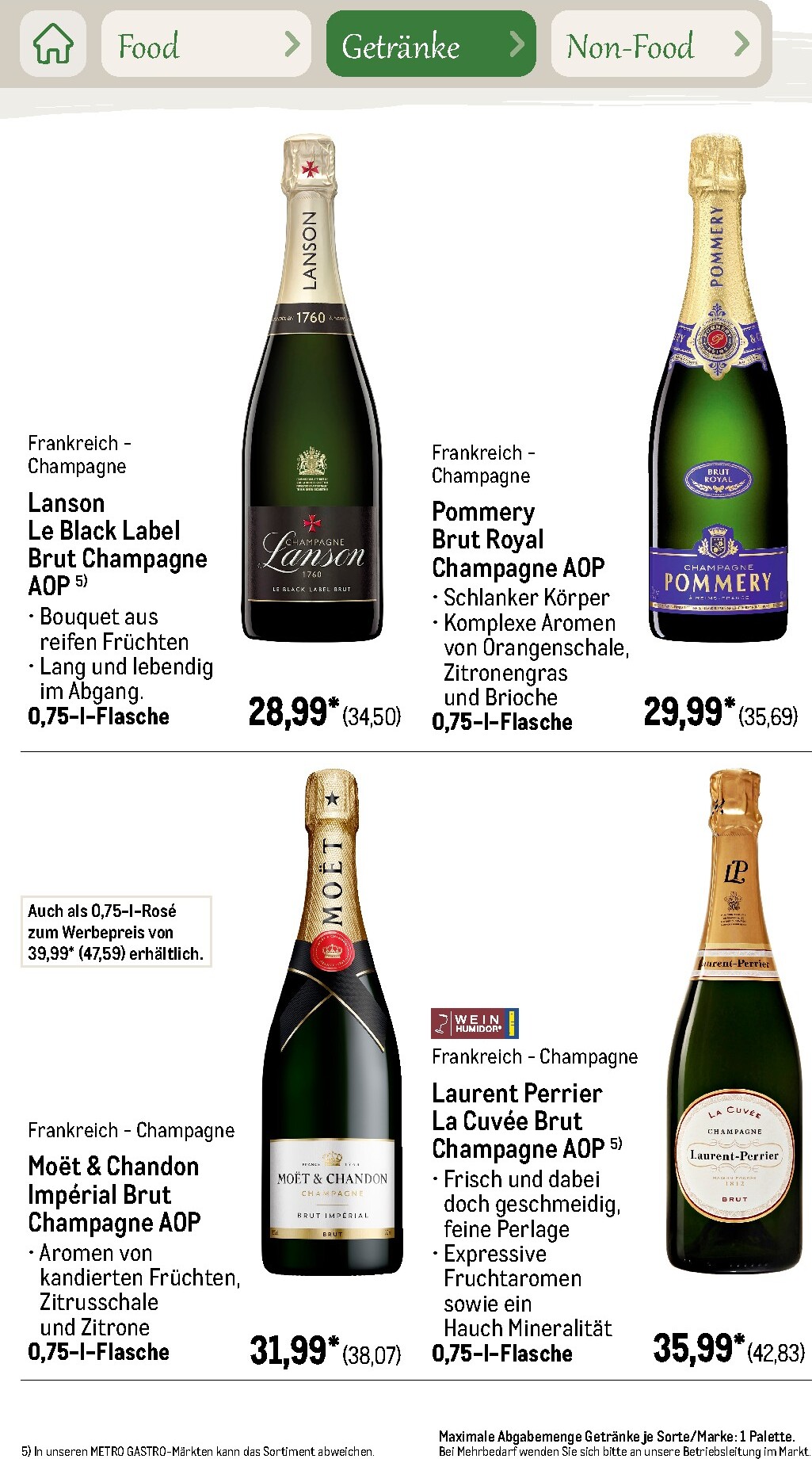 metro - Metro - Saisonkatalog Outdoor Dining Prospekt nächste Woche – von Montag 01.06.2026 bis Freitag 31.07.2026 - page: 42