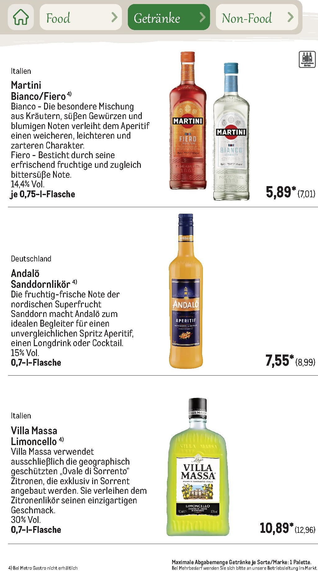 metro - Metro - Saisonkatalog Outdoor Dining Prospekt nächste Woche – von Montag 01.06.2026 bis Freitag 31.07.2026 - page: 65