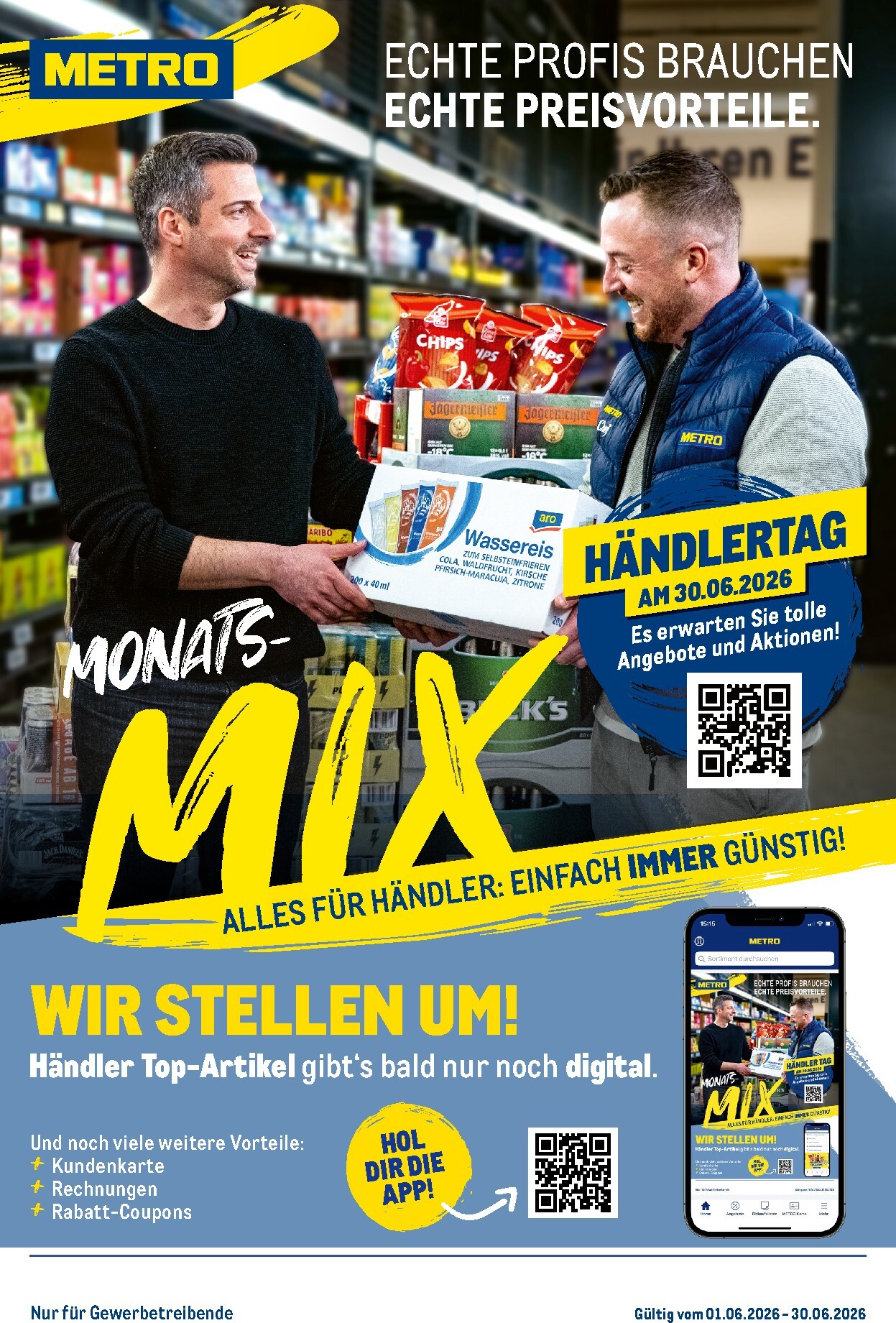 metro - Metro - Monats-Mix Prospekt nächste Woche – von Montag 01.06.2026 bis Dienstag 30.06.2026