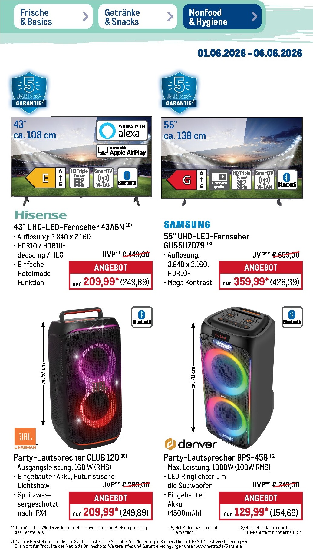 metro - Metro - Wochen-Angebote Prospekt nächste Woche – von Montag 01.06.2026 bis Samstag 06.06.2026 - page: 50
