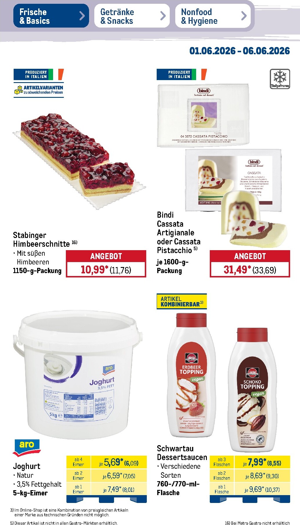 metro - Metro - Wochen-Angebote Prospekt nächste Woche – von Montag 01.06.2026 bis Samstag 06.06.2026 - page: 21
