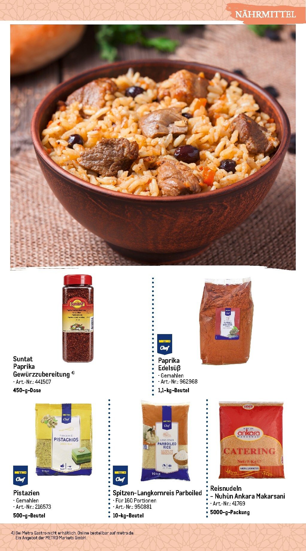 metro - Metro - Highlights Orientalische Gastronomie Prospekt nächste Woche – von Montag 01.06.2026 bis Dienstag 30.06.2026 - page: 22
