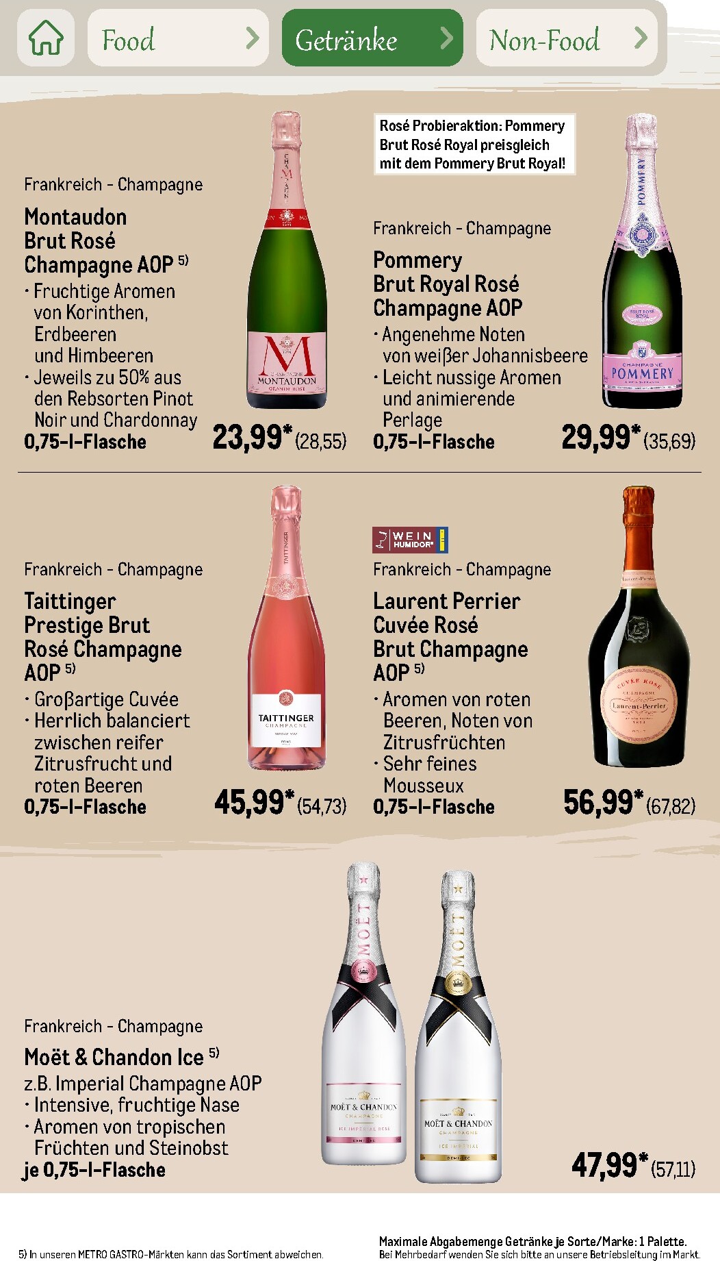 metro - Metro - Saisonkatalog Outdoor Dining Prospekt – von Montag 01.06.2026 bis Freitag 31.07.2026 - page: 44