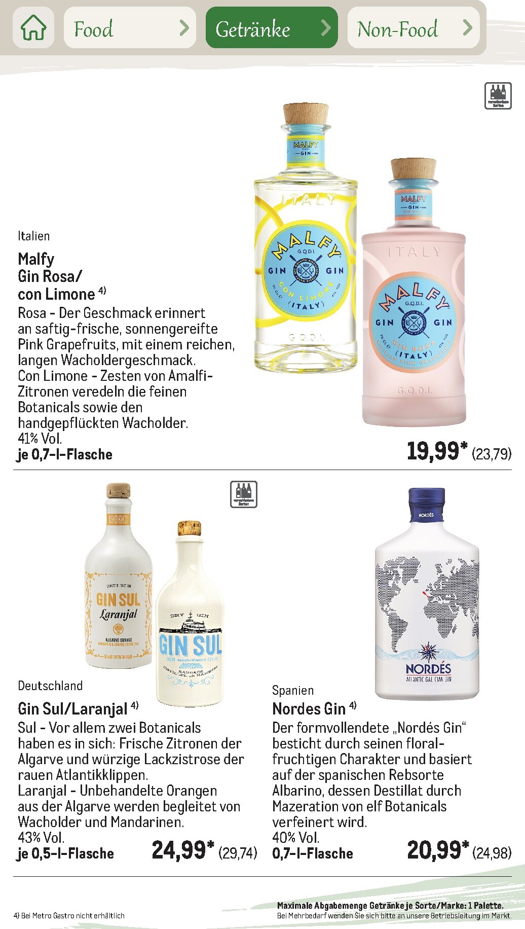 metro - Metro - Saisonkatalog Outdoor Dining Prospekt – von Montag 01.06.2026 bis Freitag 31.07.2026 - page: 85