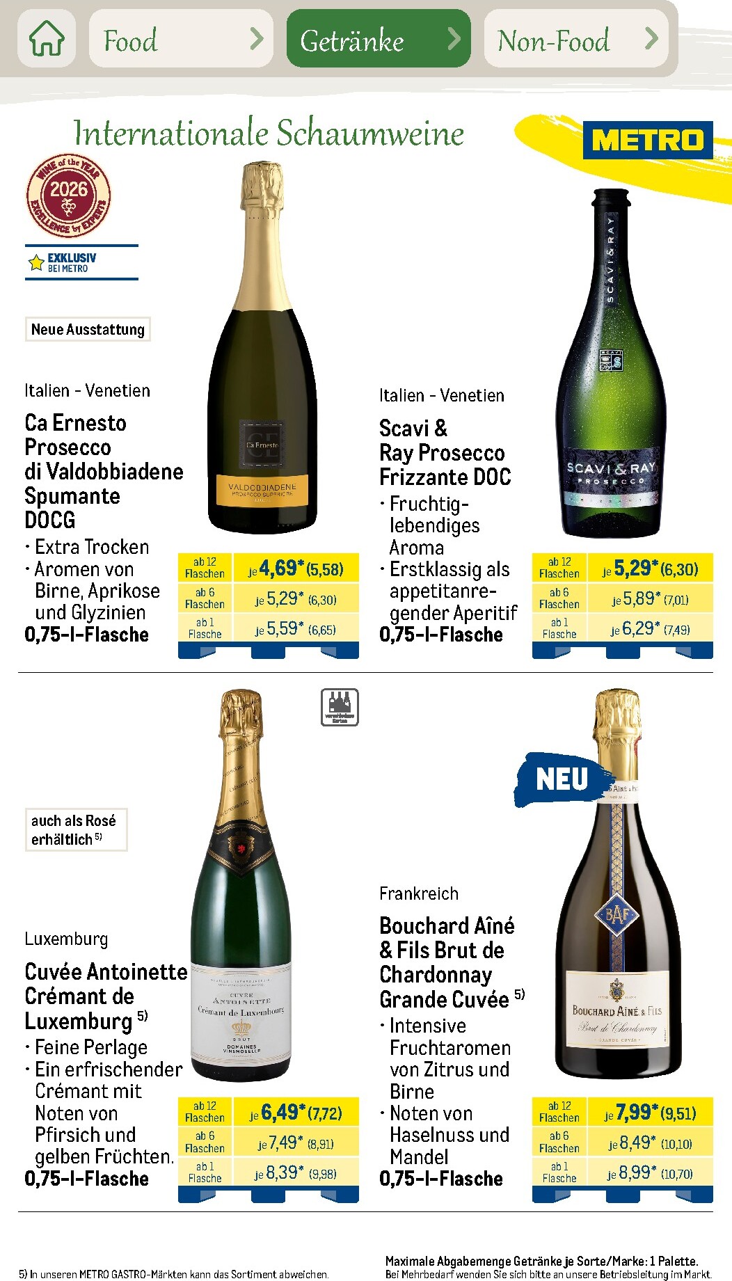 metro - Metro - Saisonkatalog Outdoor Dining Prospekt – von Montag 01.06.2026 bis Freitag 31.07.2026 - page: 39