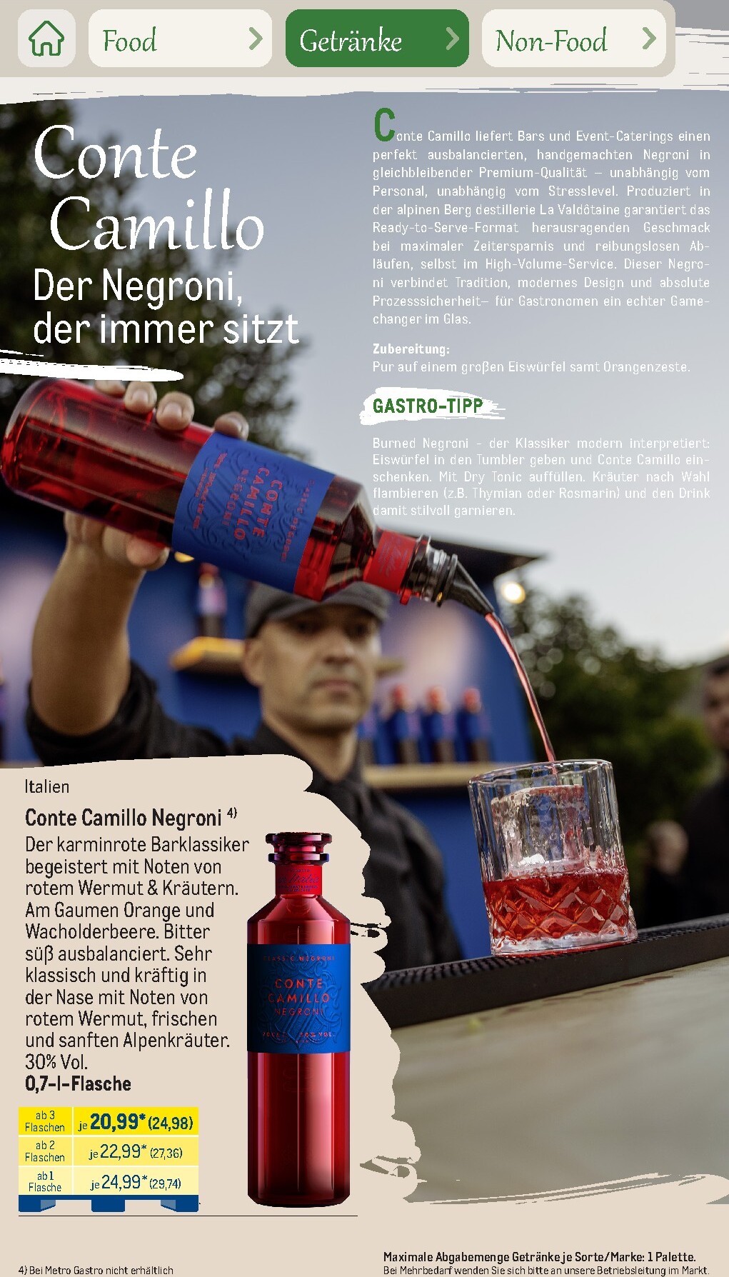 metro - Metro - Saisonkatalog Outdoor Dining Prospekt – von Montag 01.06.2026 bis Freitag 31.07.2026 - page: 76