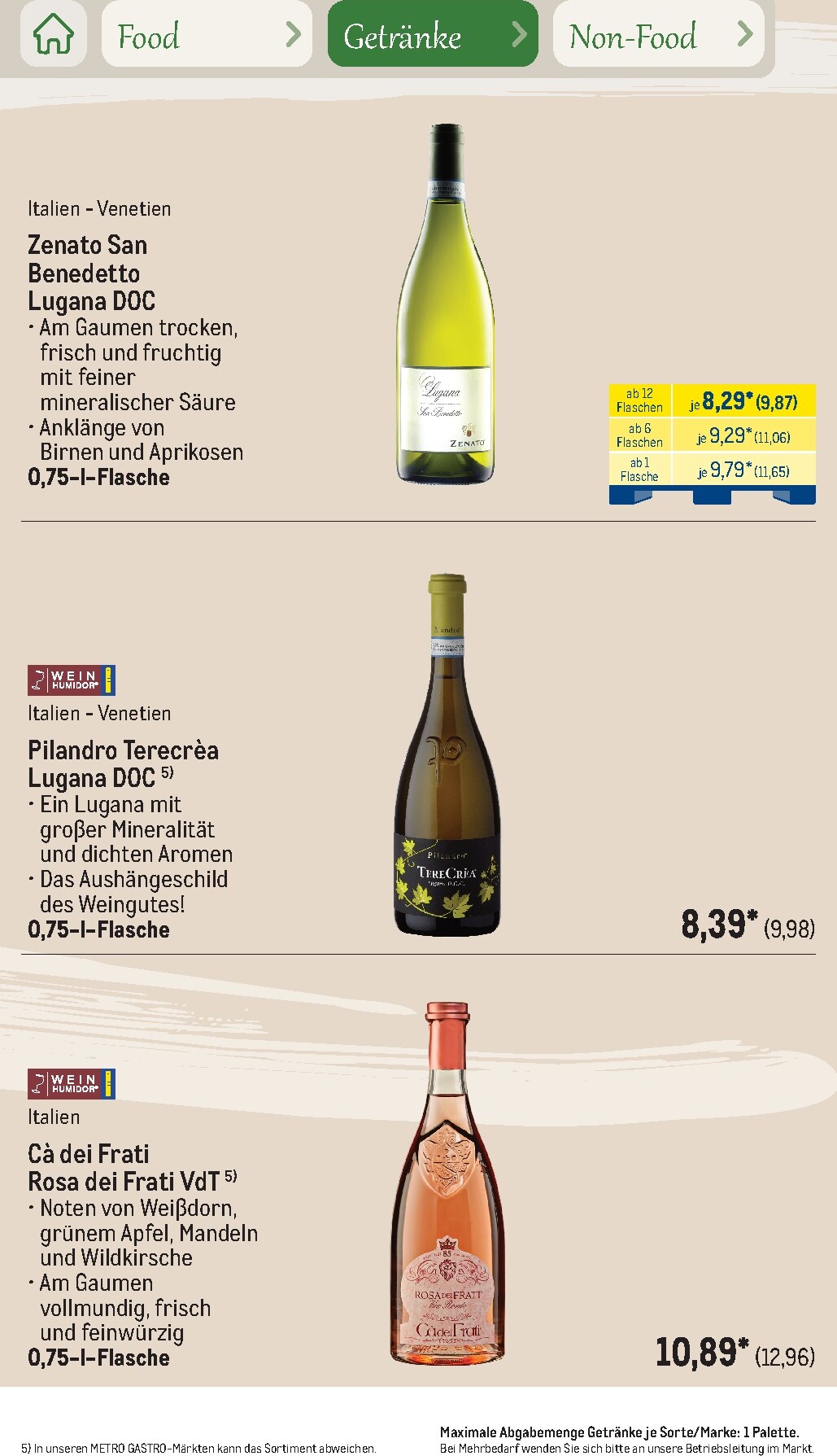 metro - Metro - Saisonkatalog Outdoor Dining Prospekt – von Montag 01.06.2026 bis Freitag 31.07.2026 - page: 50