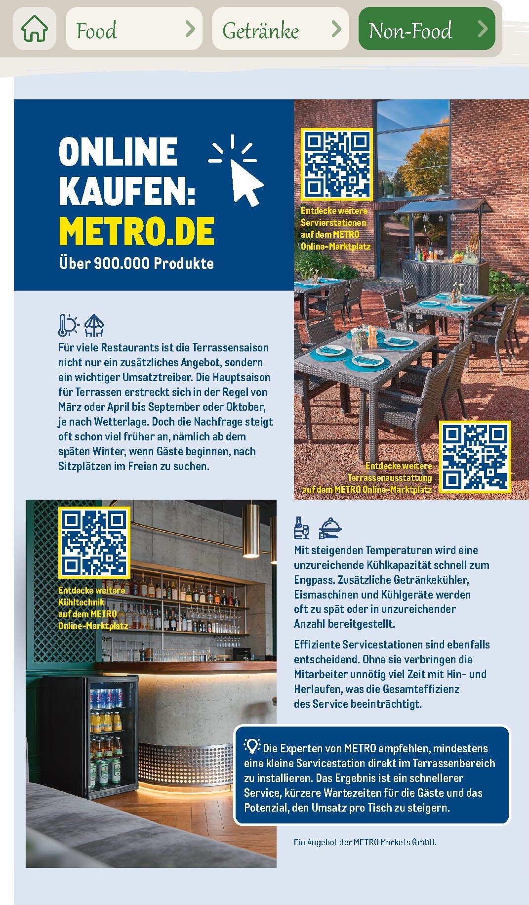 metro - Metro - Saisonkatalog Outdoor Dining Prospekt – von Montag 01.06.2026 bis Freitag 31.07.2026 - page: 88