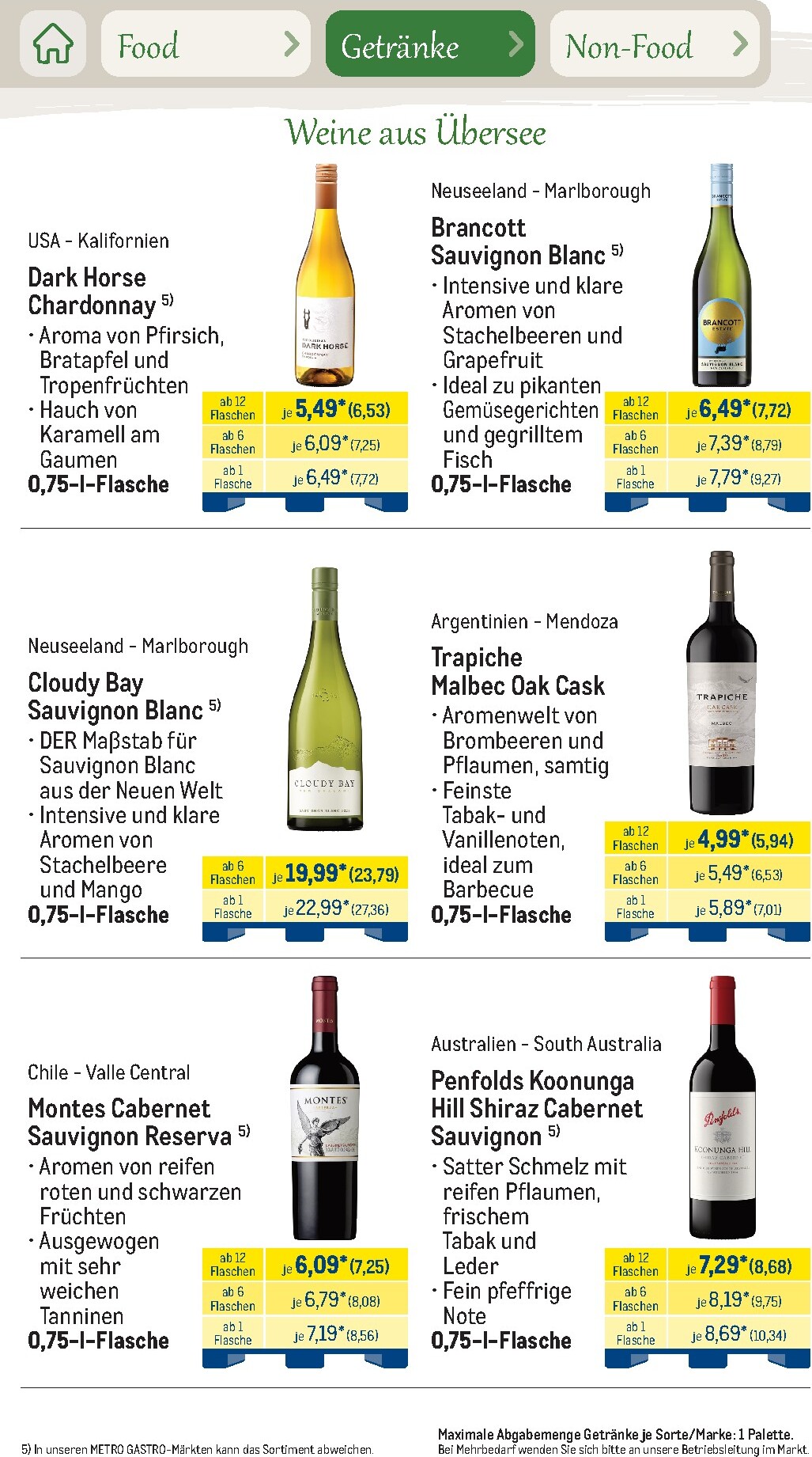 metro - Metro - Saisonkatalog Outdoor Dining Prospekt – von Montag 01.06.2026 bis Freitag 31.07.2026 - page: 63