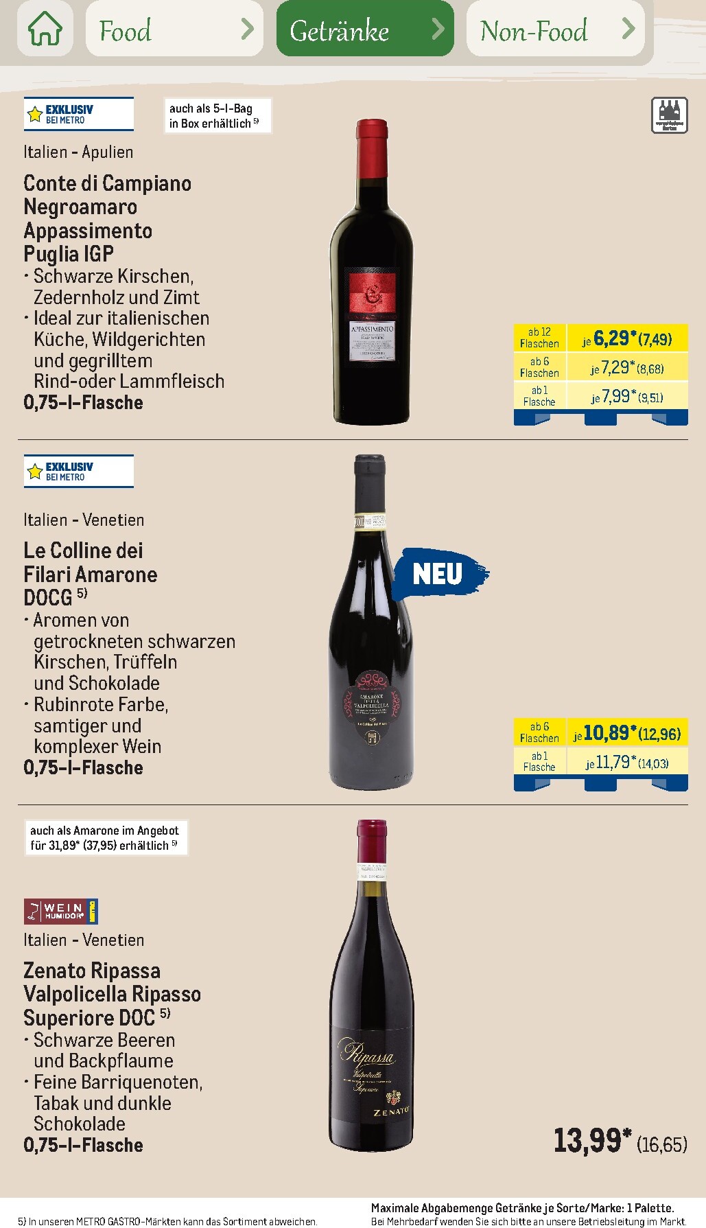 metro - Metro - Saisonkatalog Outdoor Dining Prospekt – von Montag 01.06.2026 bis Freitag 31.07.2026 - page: 56