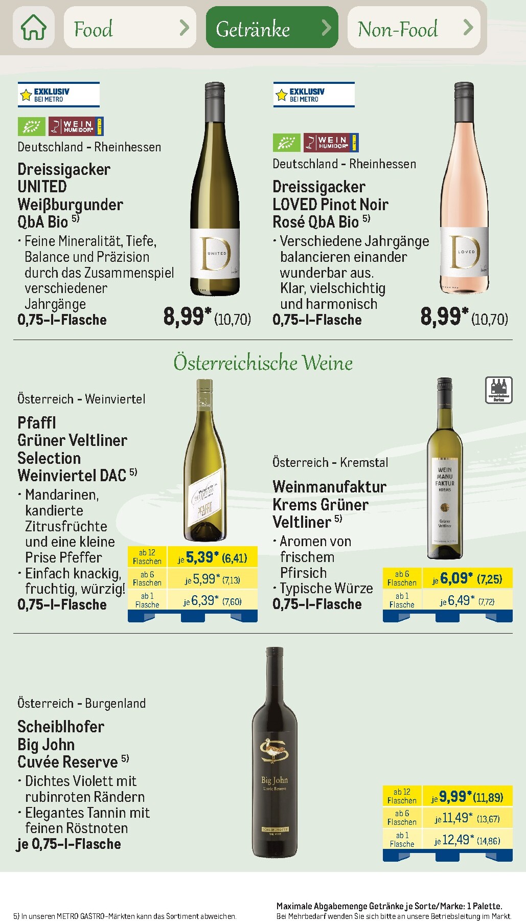 metro - Metro - Saisonkatalog Outdoor Dining Prospekt – von Montag 01.06.2026 bis Freitag 31.07.2026 - page: 48