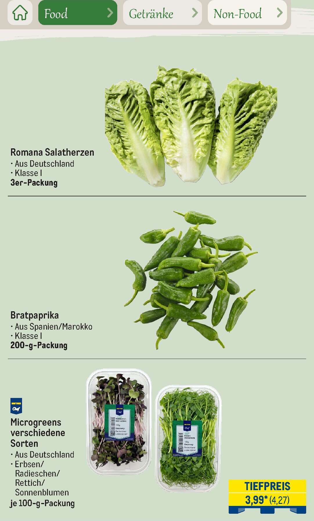 metro - Metro - Saisonkatalog Outdoor Dining Prospekt – von Montag 01.06.2026 bis Freitag 31.07.2026 - page: 15