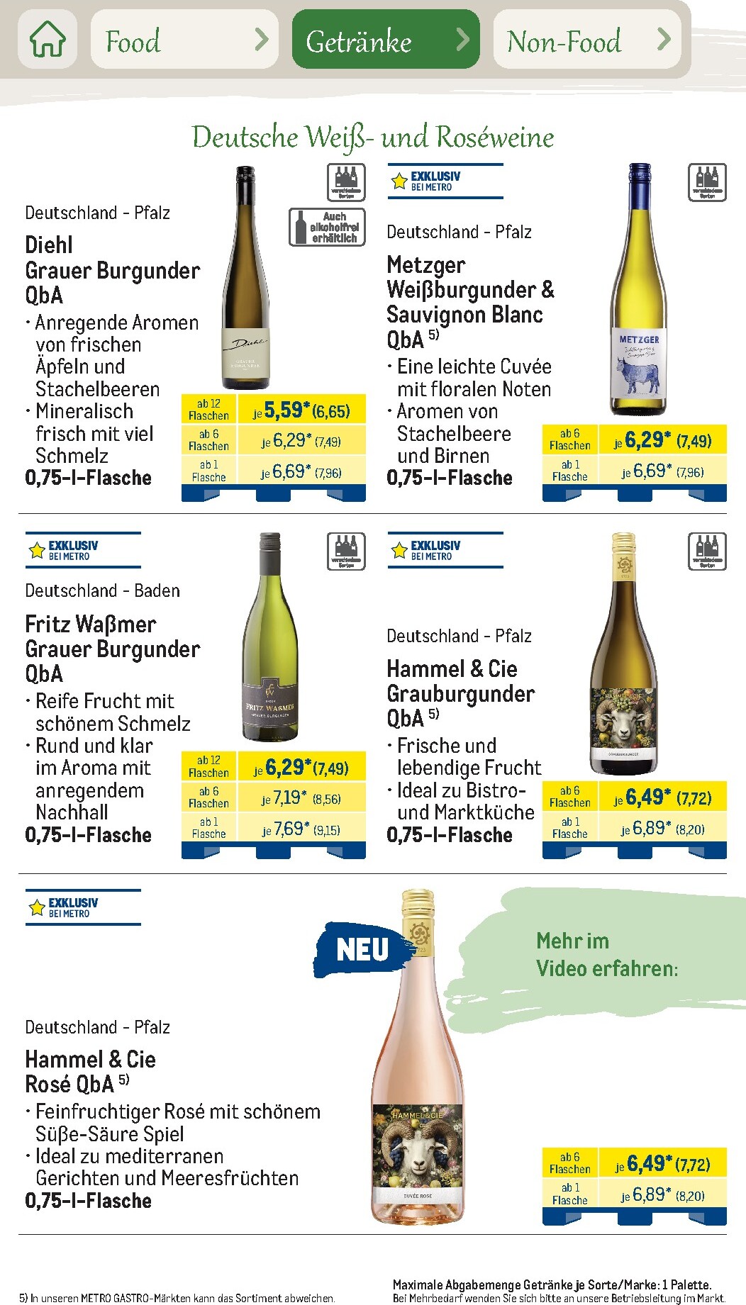 metro - Metro - Saisonkatalog Outdoor Dining Prospekt – von Montag 01.06.2026 bis Freitag 31.07.2026 - page: 46