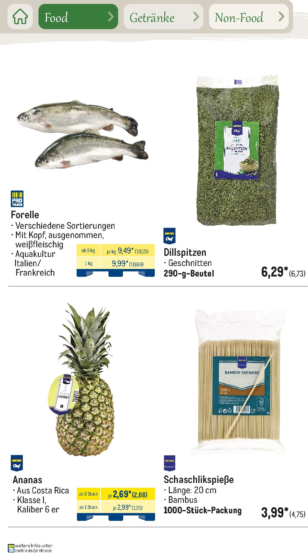 metro - Metro - Saisonkatalog Outdoor Dining Prospekt – von Montag 01.06.2026 bis Freitag 31.07.2026 - page: 13