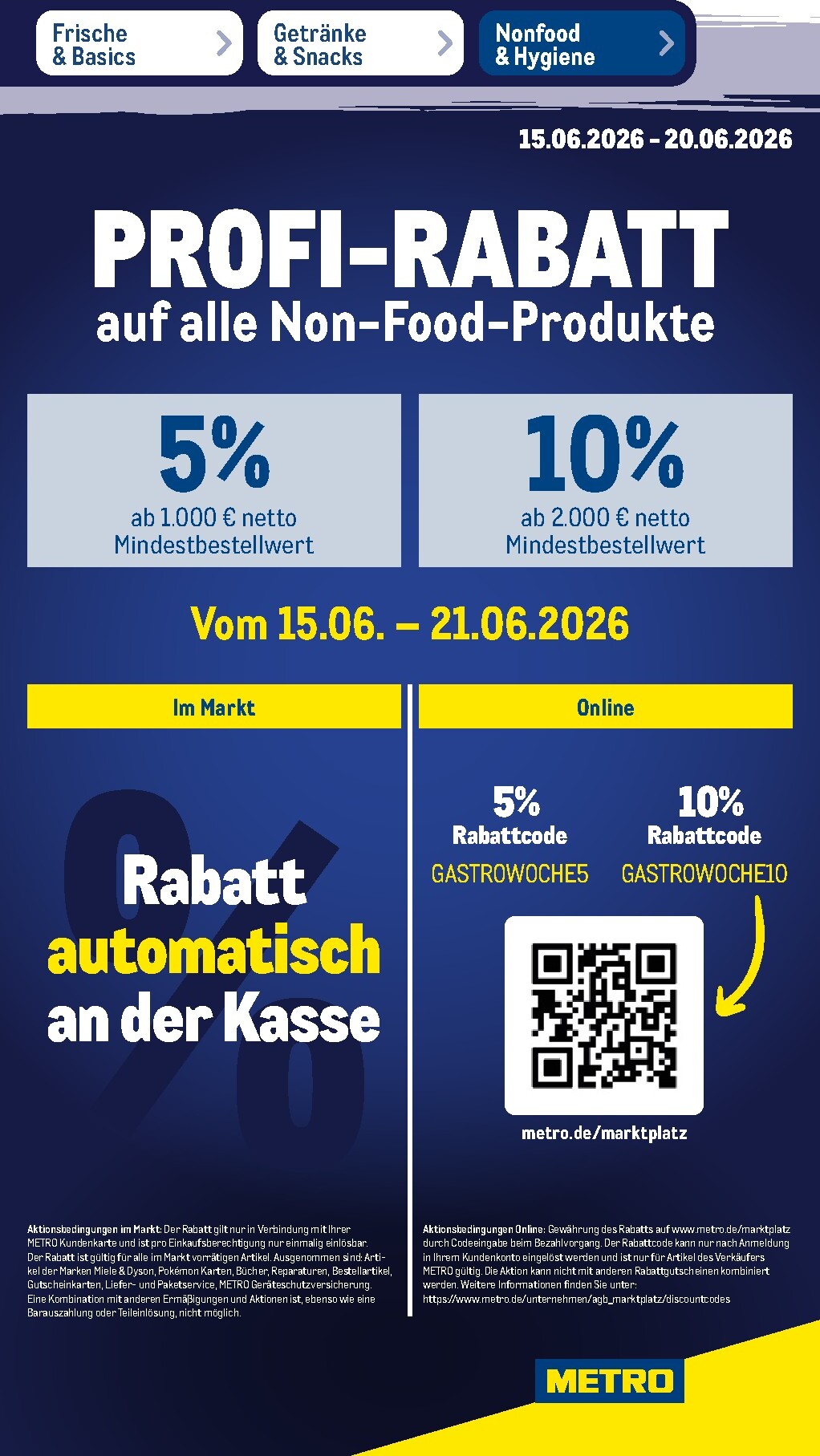 metro - Metro - Wochen-Angebote Prospekt nächste Woche – von Montag 15.06.2026 bis Samstag 20.06.2026 - page: 43
