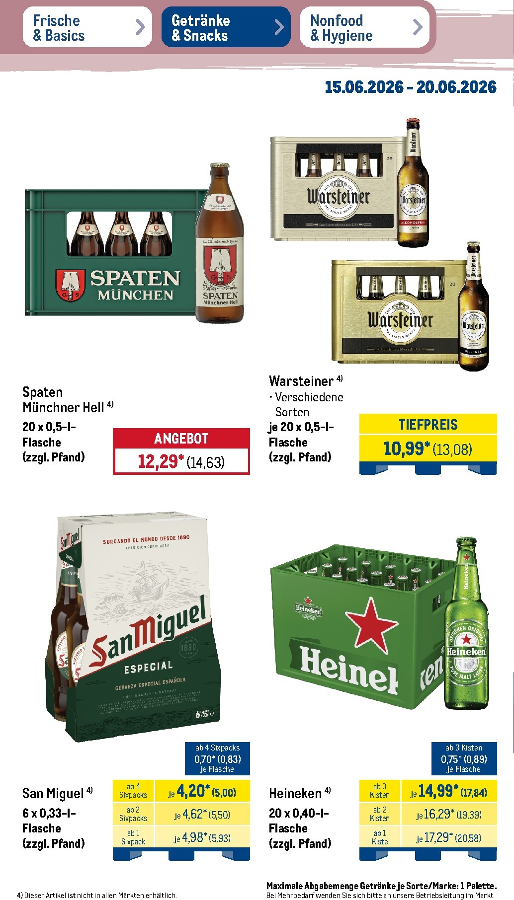 metro - Metro - Wochen-Angebote Prospekt nächste Woche – von Montag 15.06.2026 bis Samstag 20.06.2026 - page: 32