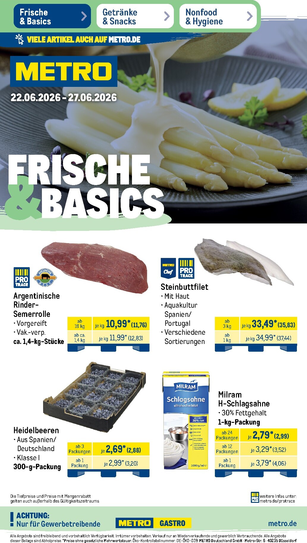 metro - Metro Prospekt – von Montag 22.06.2026 bis Samstag 27.06.2026