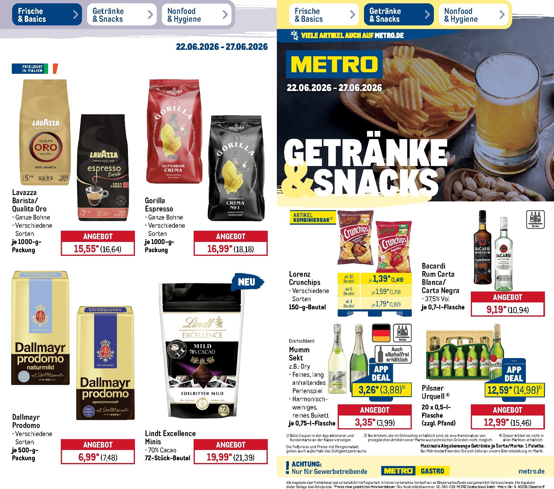 metro - Metro Prospekt – von Montag 22.06.2026 bis Samstag 27.06.2026 - page: 12