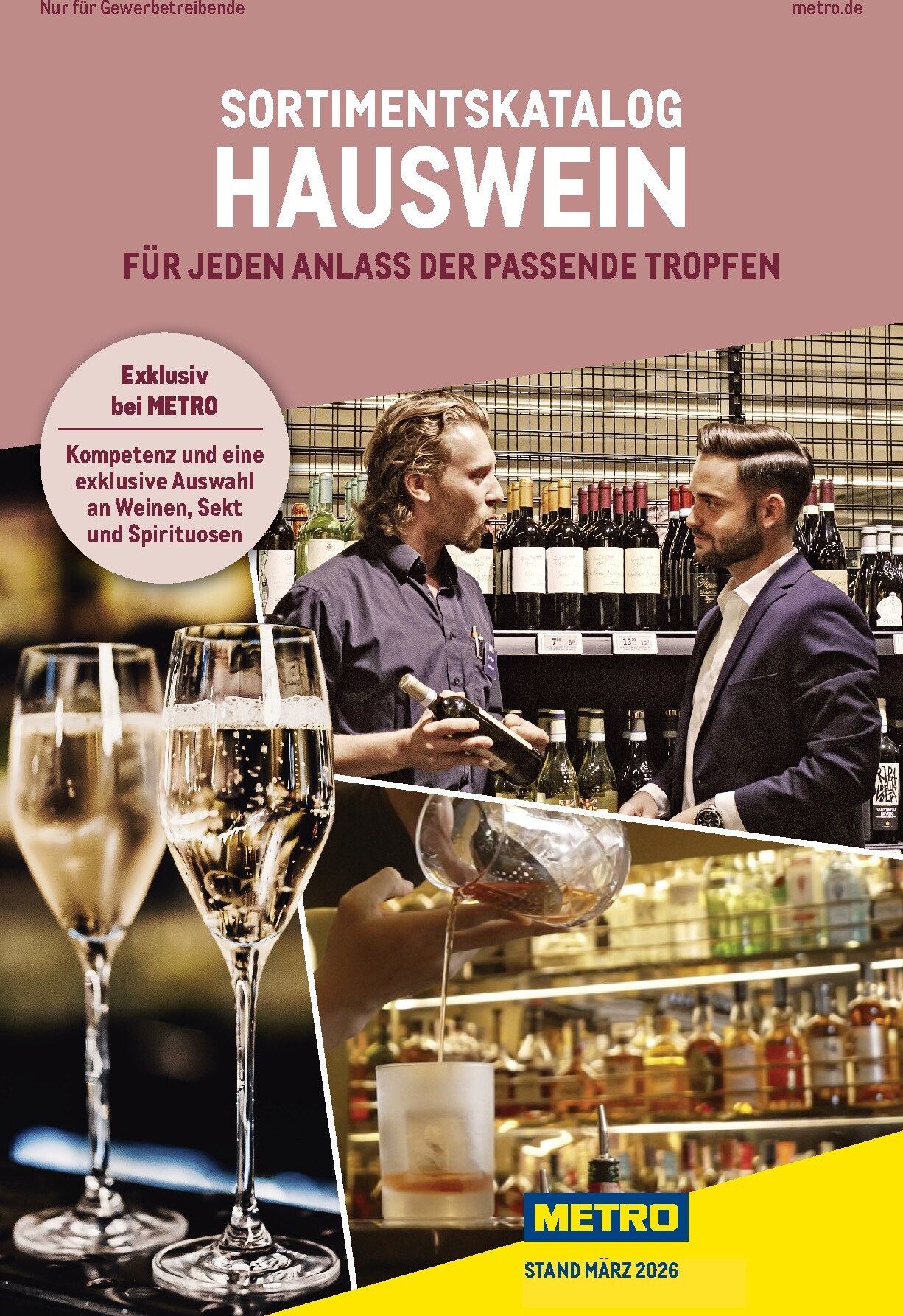 metro - Metro - Hauswein-Katalog Sortiment Prospekt – von Sonntag 21.06.2026 bis Donnerstag 31.12.2026