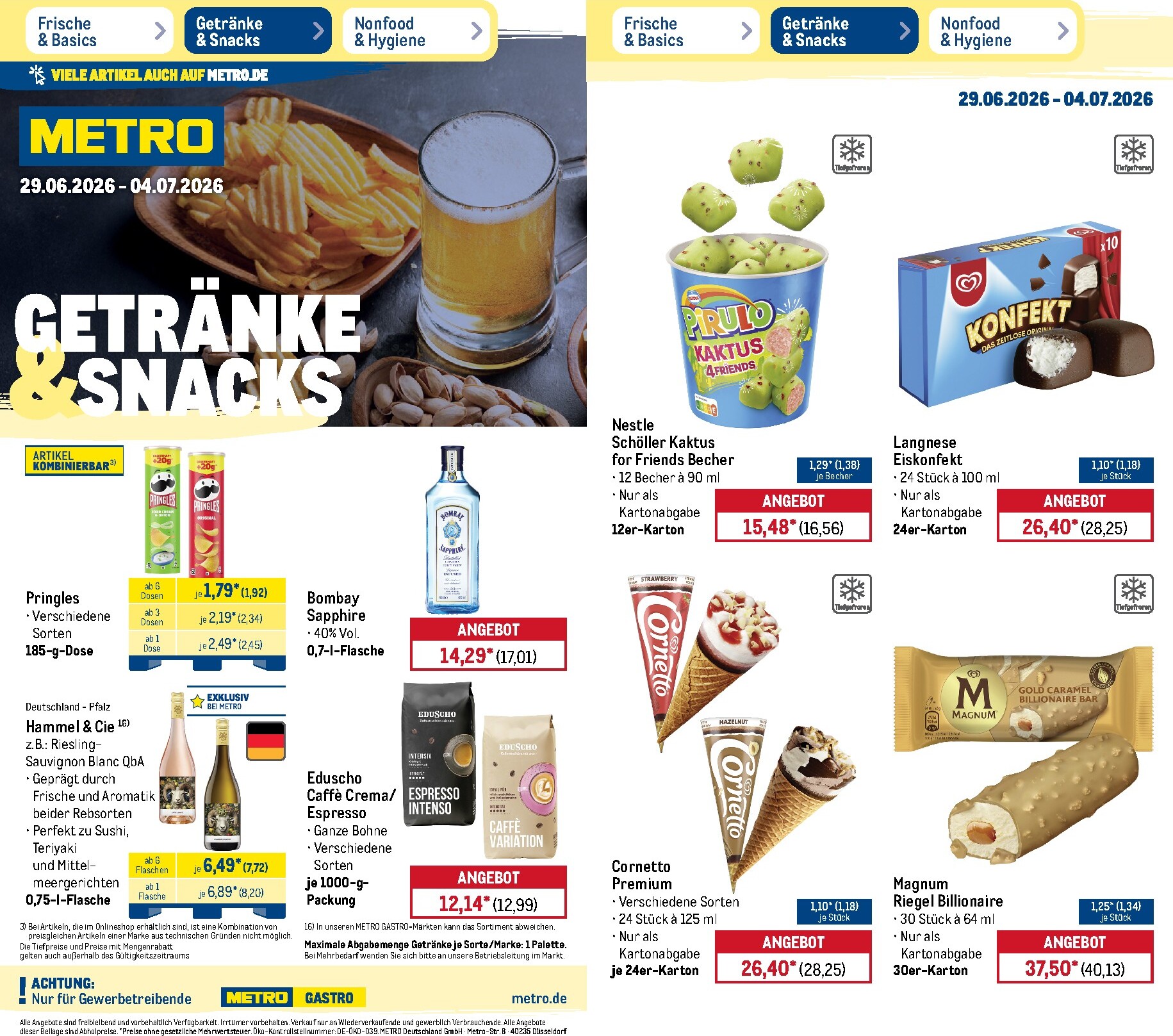 metro - Metro Prospekt nächste Woche – von Montag 29.06.2026 bis Samstag 04.07.2026 - page: 12