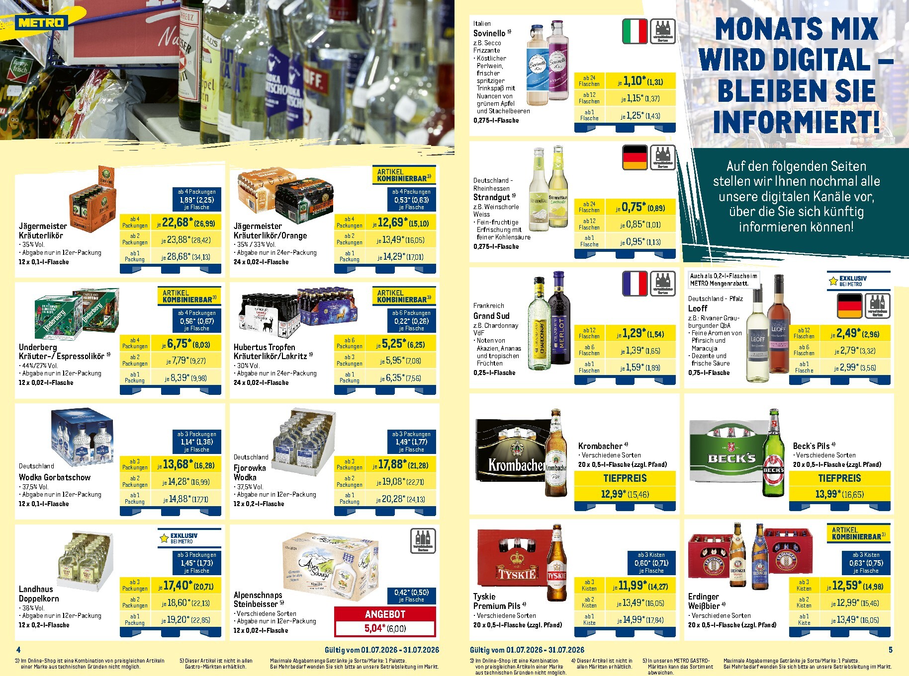 metro - Metro - Monats Mix Prospekt nächste Woche – von Mittwoch 01.07.2026 bis Freitag 31.07.2026 - page: 3