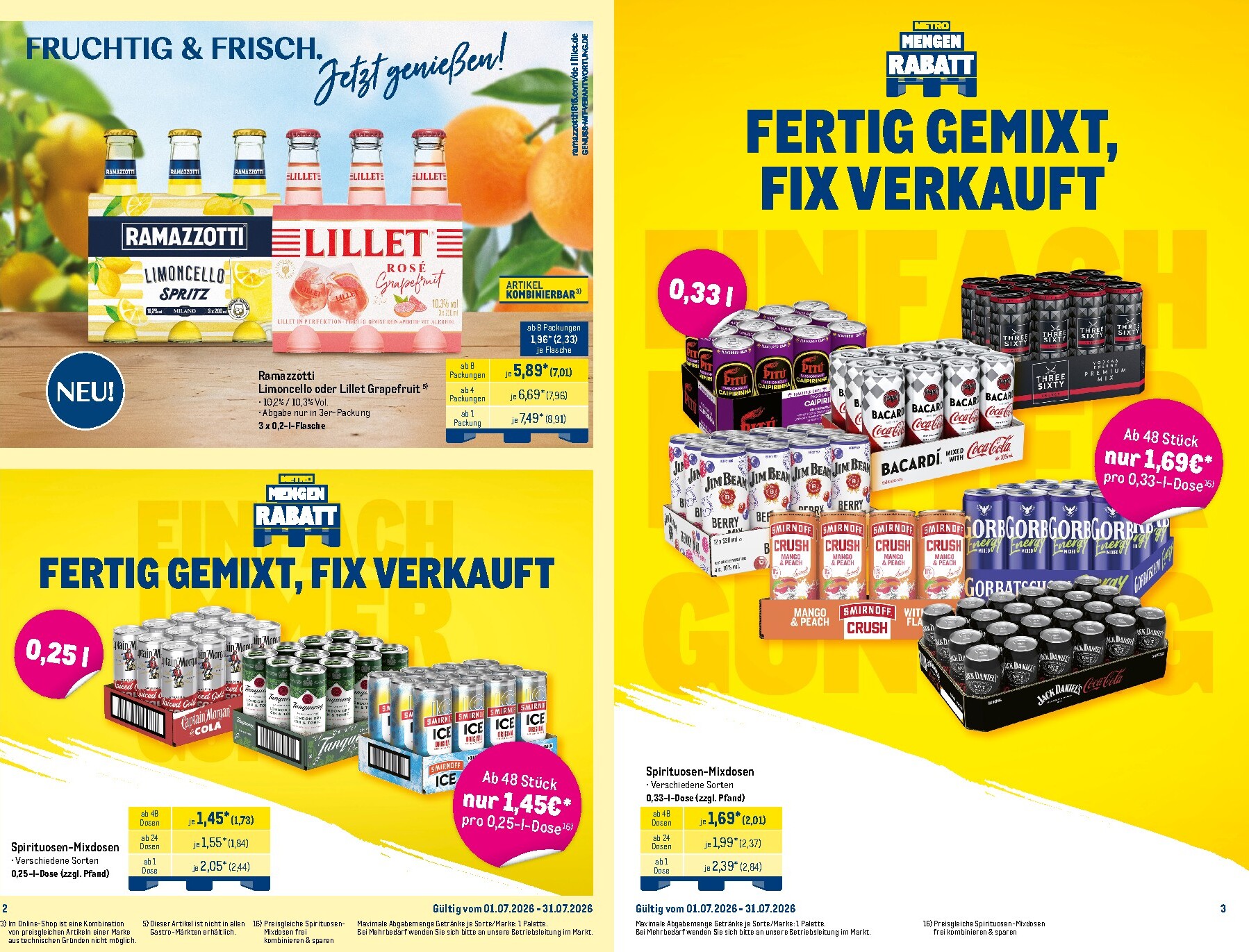 metro - Metro - Monats Mix Prospekt nächste Woche – von Mittwoch 01.07.2026 bis Freitag 31.07.2026 - page: 2