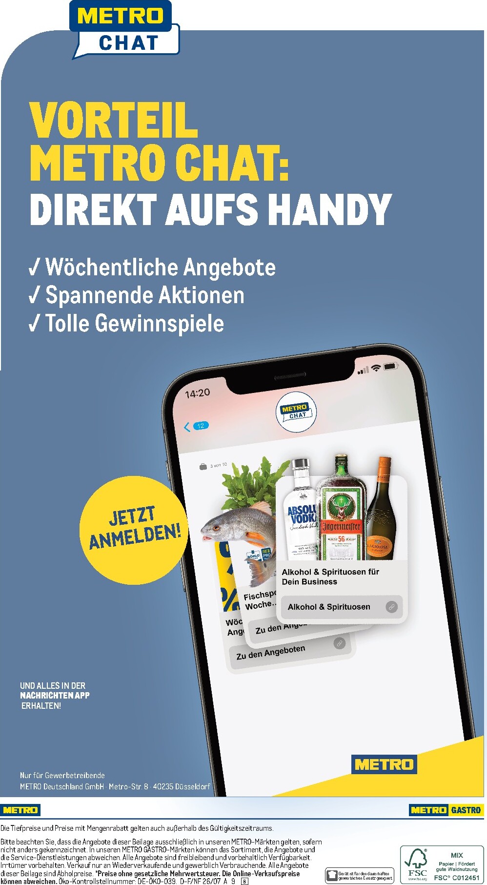 metro - Metro - Monats-Menü Prospekt nächste Woche – von Mittwoch 01.07.2026 bis Freitag 31.07.2026 - page: 41