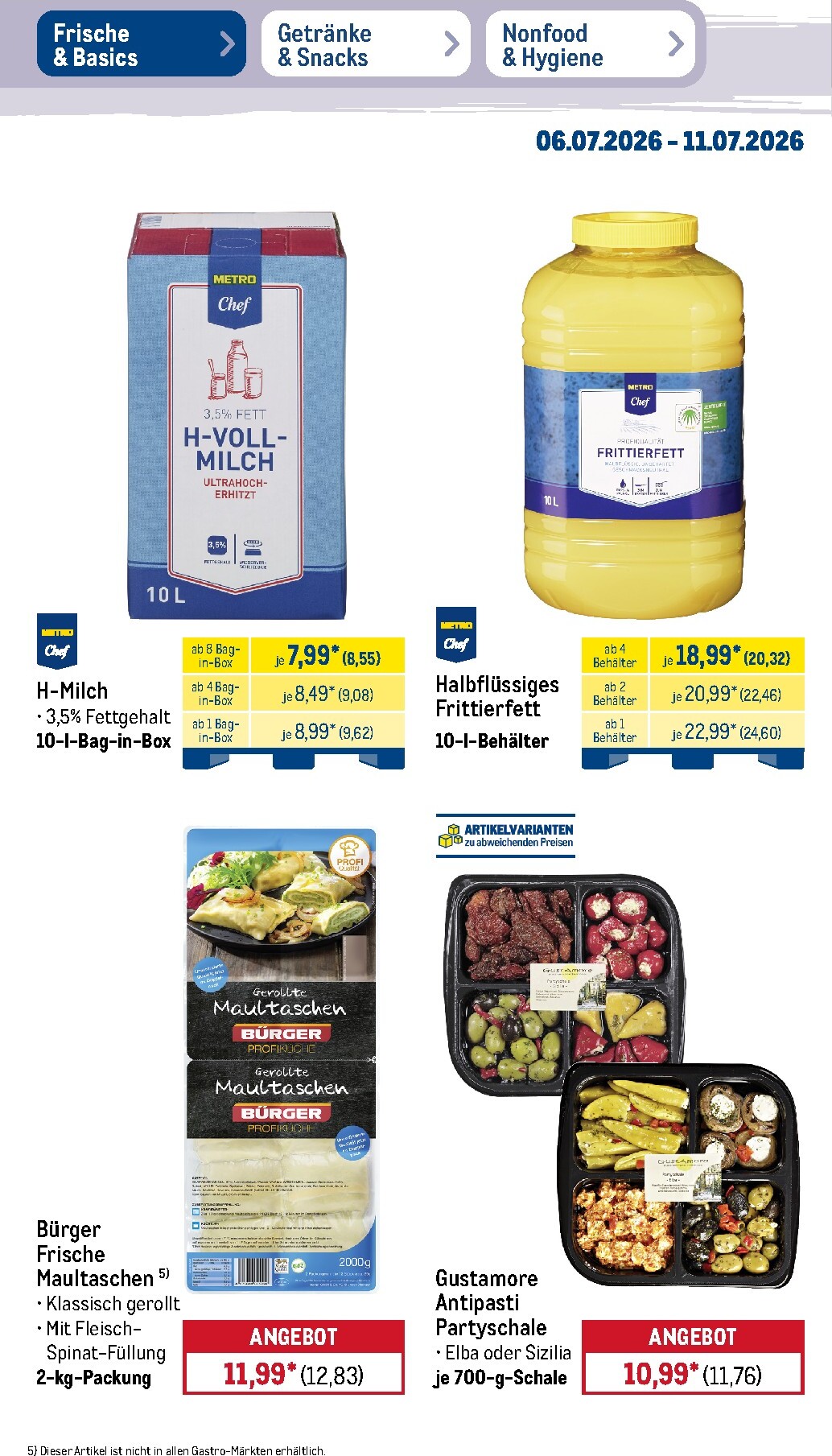 metro - Metro Prospekt nächste Woche – von Montag 06.07.2026 bis Samstag 11.07.2026 - page: 16