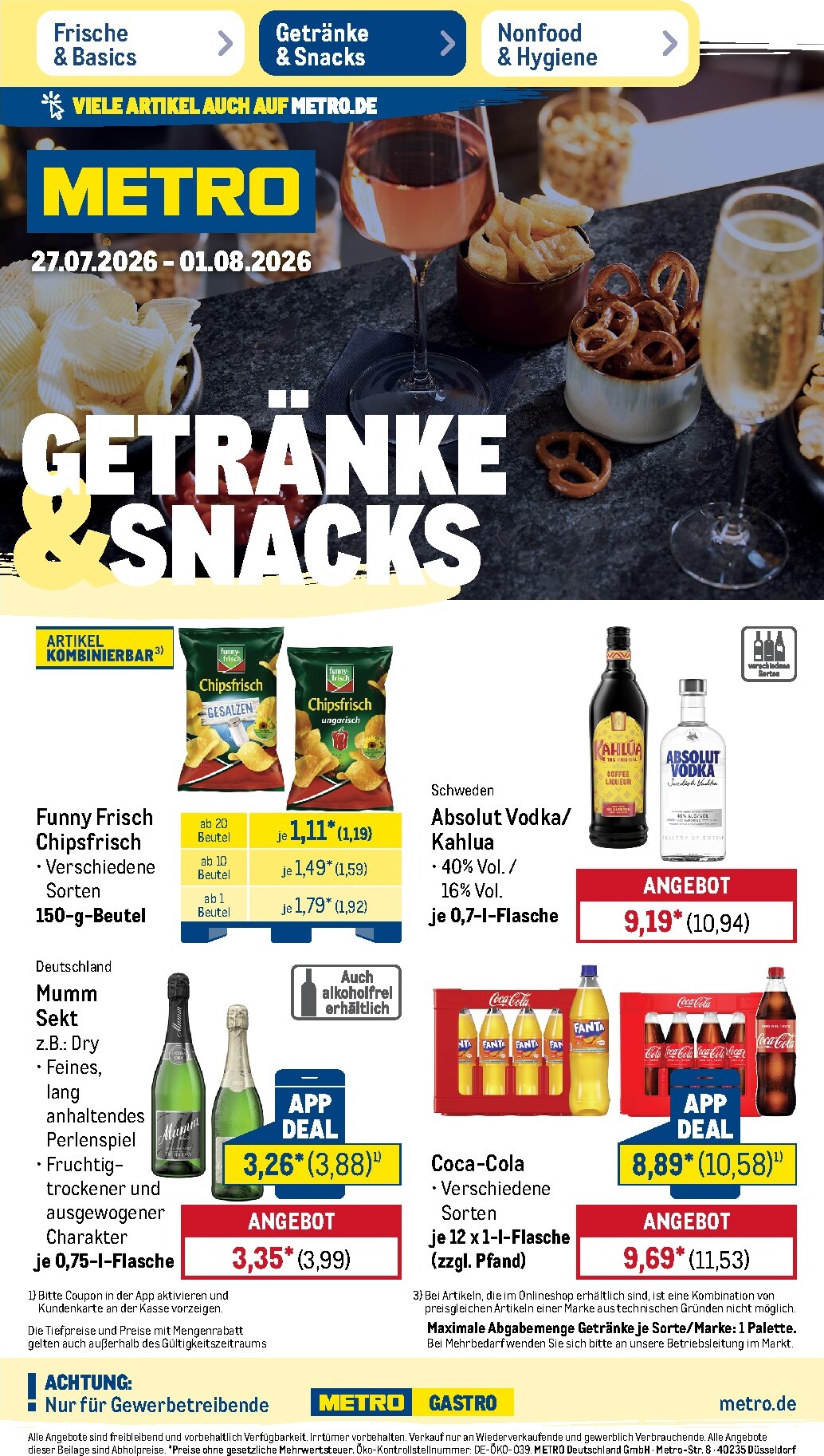 metro - Metro - NonFood Prospekt nächste Woche – von Montag 27.07.2026 bis Samstag 01.08.2026 - page: 15