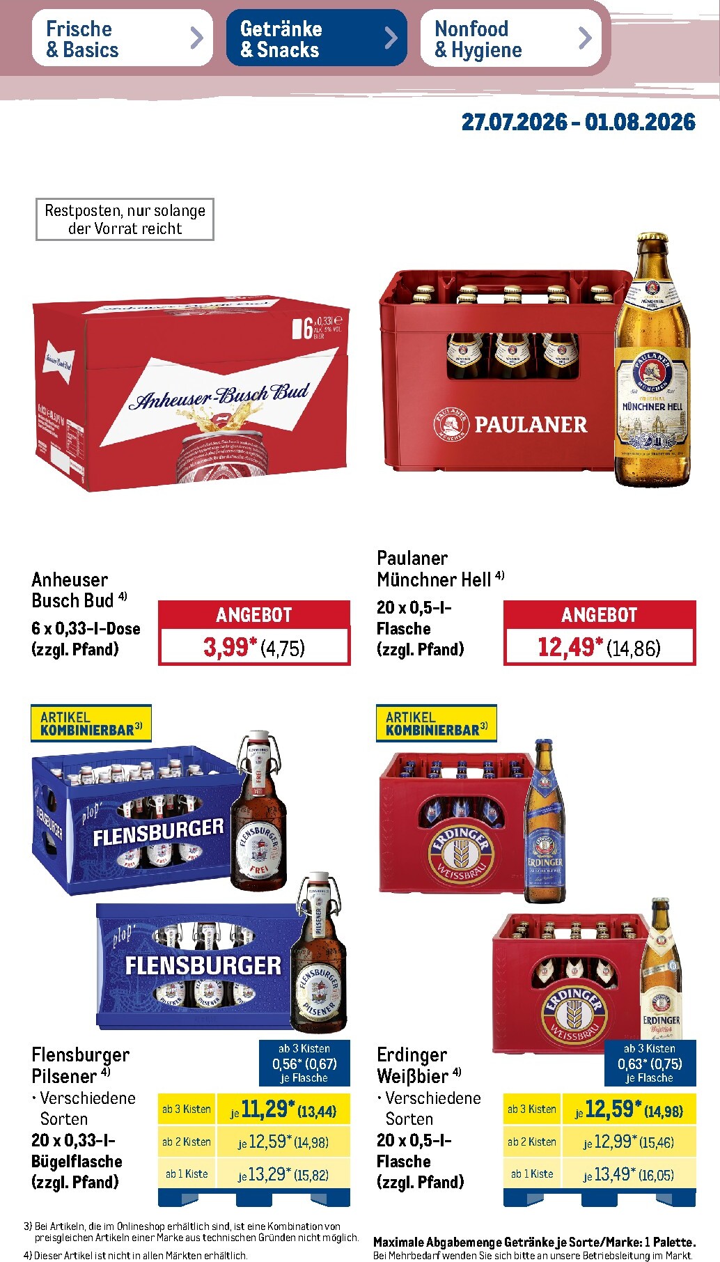metro - Metro Prospekt nächste Woche – von Montag 27.07.2026 bis Samstag 01.08.2026 - page: 29