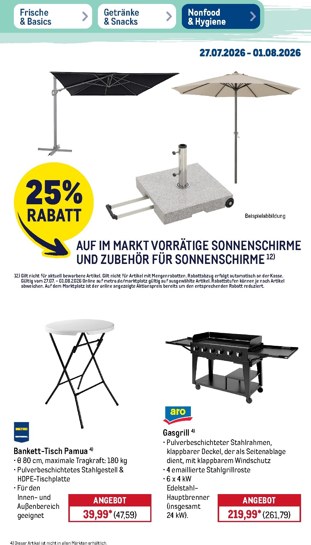 metro - Metro Prospekt nächste Woche – von Montag 27.07.2026 bis Samstag 01.08.2026 - page: 51