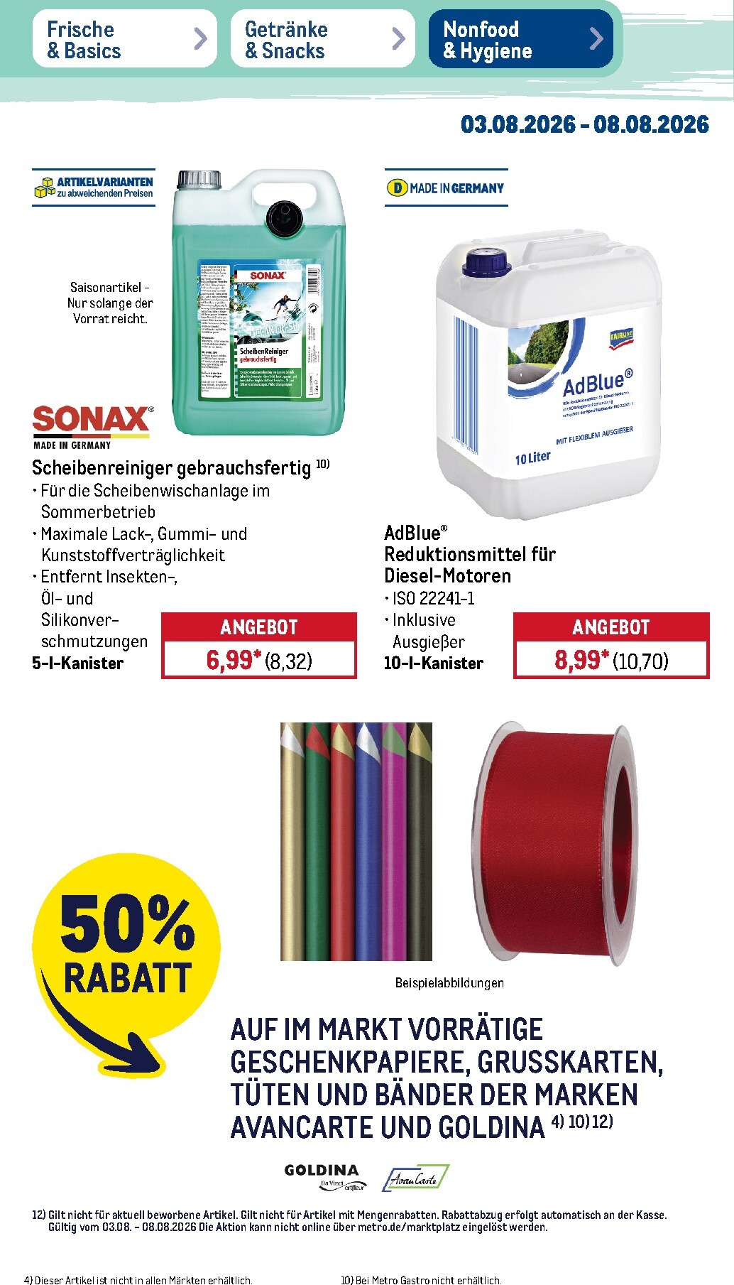 metro - Metro - Non Food & Hygiene Prospekt nächste Woche – von Montag 03.08.2026 bis Samstag 08.08.2026 - page: 8