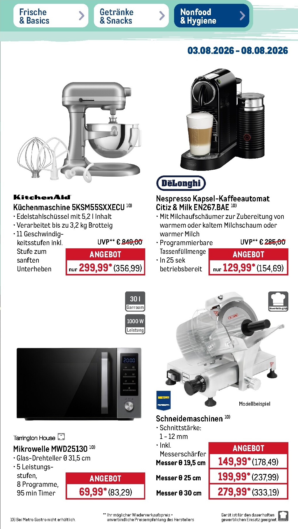 metro - Metro - Non Food & Hygiene Prospekt nächste Woche – von Montag 03.08.2026 bis Samstag 08.08.2026 - page: 5