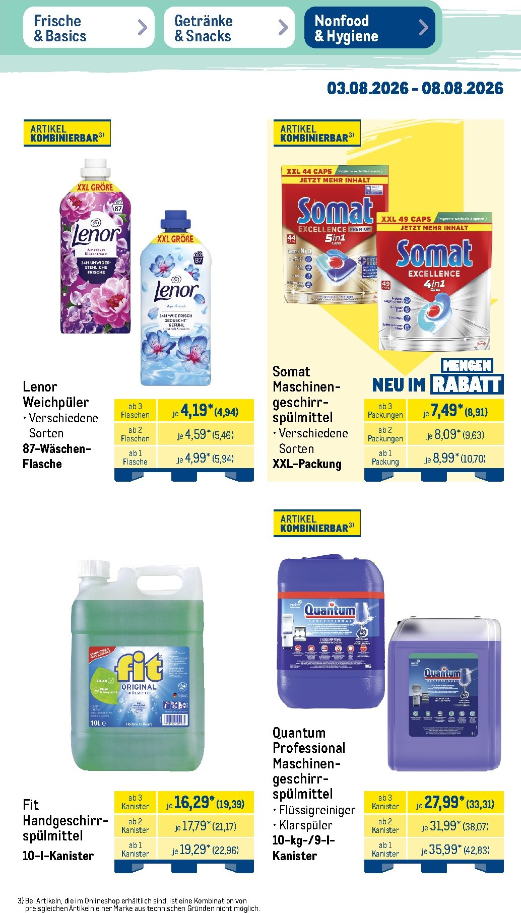 metro - Metro - Wochen Angebote Prospekt – von Montag 03.08.2026 bis Samstag 08.08.2026 - page: 49