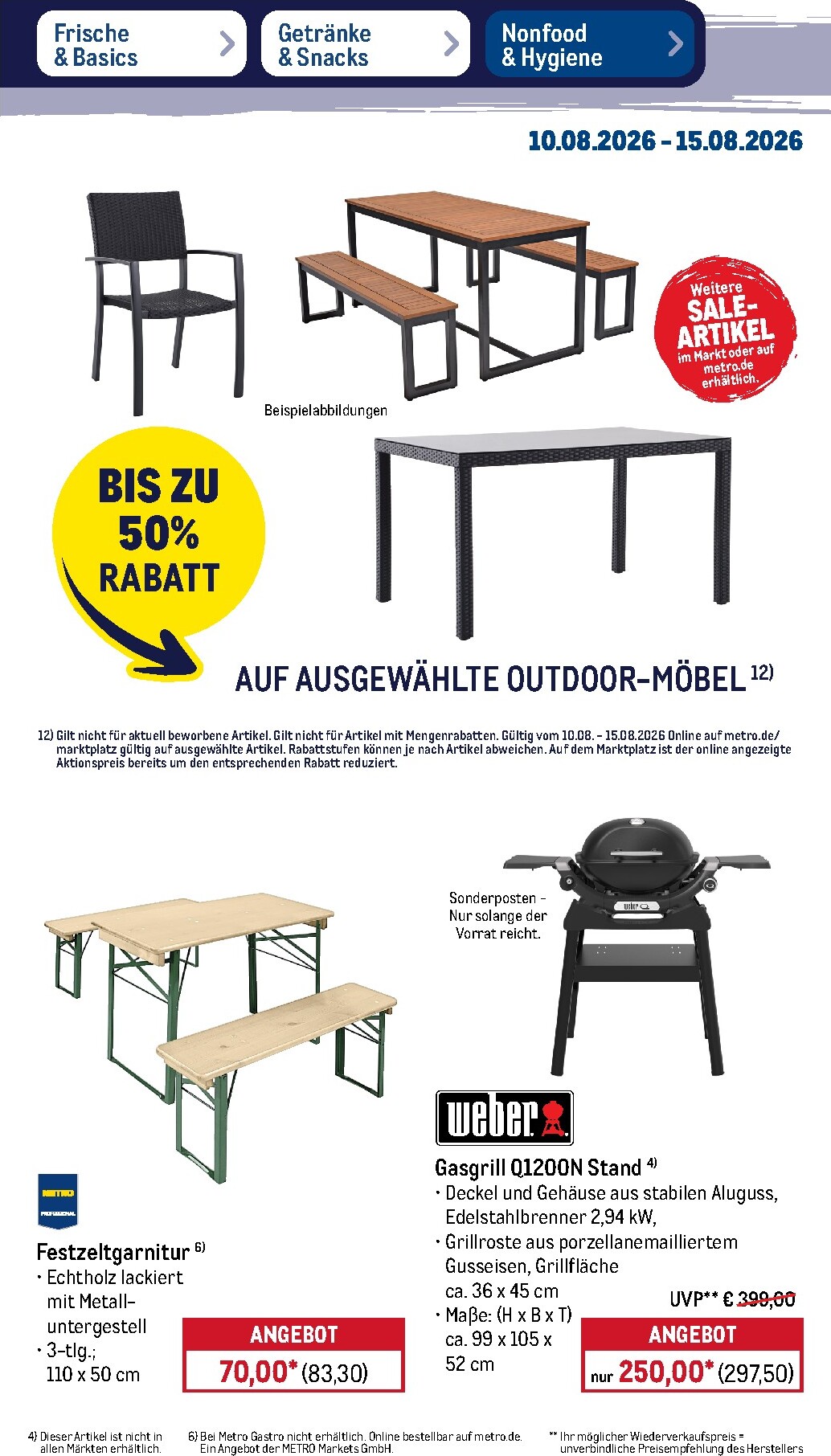 metro - Metro - NonFood Prospekt – von Montag 10.08.2026 bis Samstag 15.08.2026 - page: 8