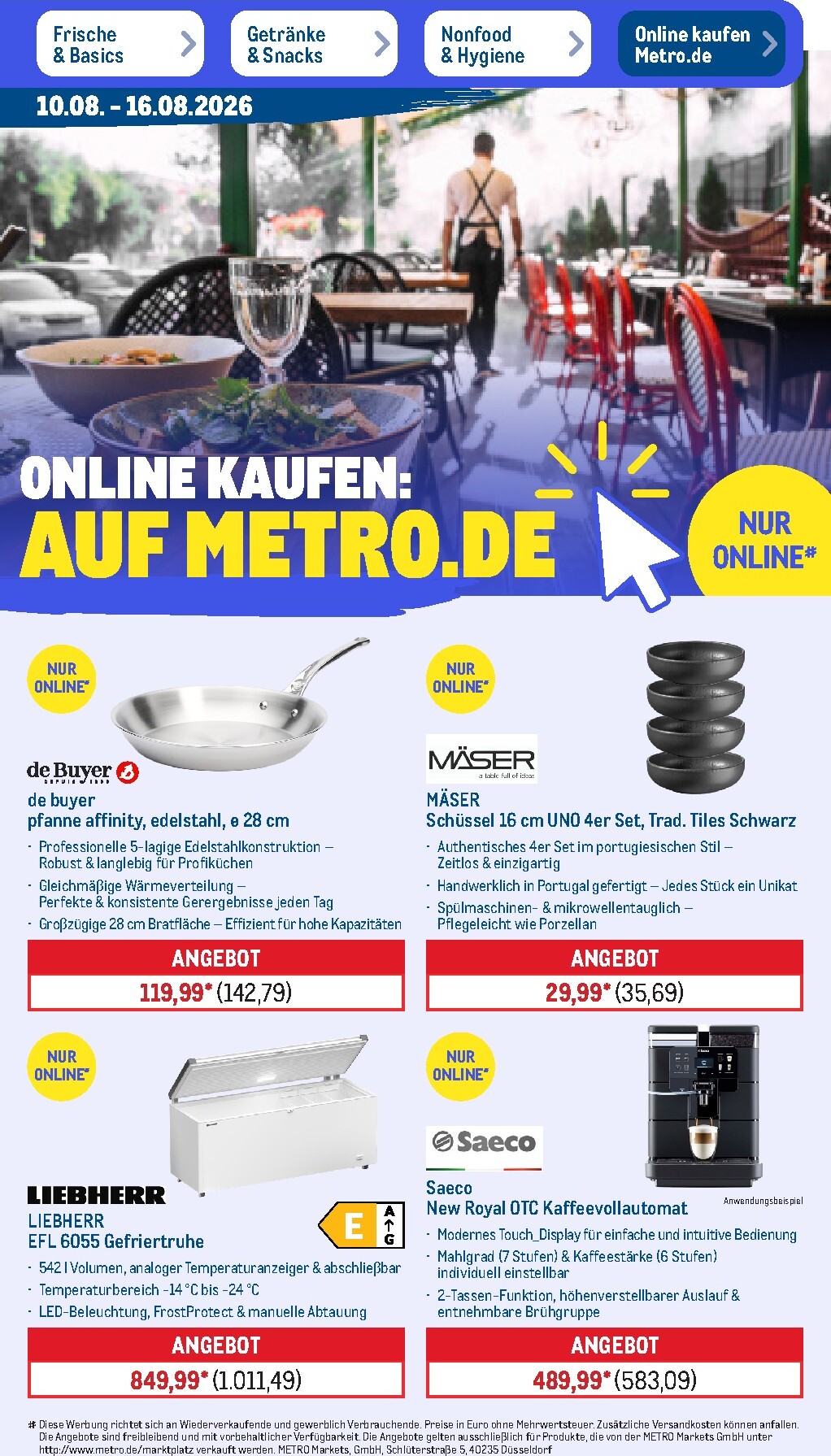 metro - Metro Prospekt – von Montag 10.08.2026 bis Samstag 15.08.2026 - page: 50